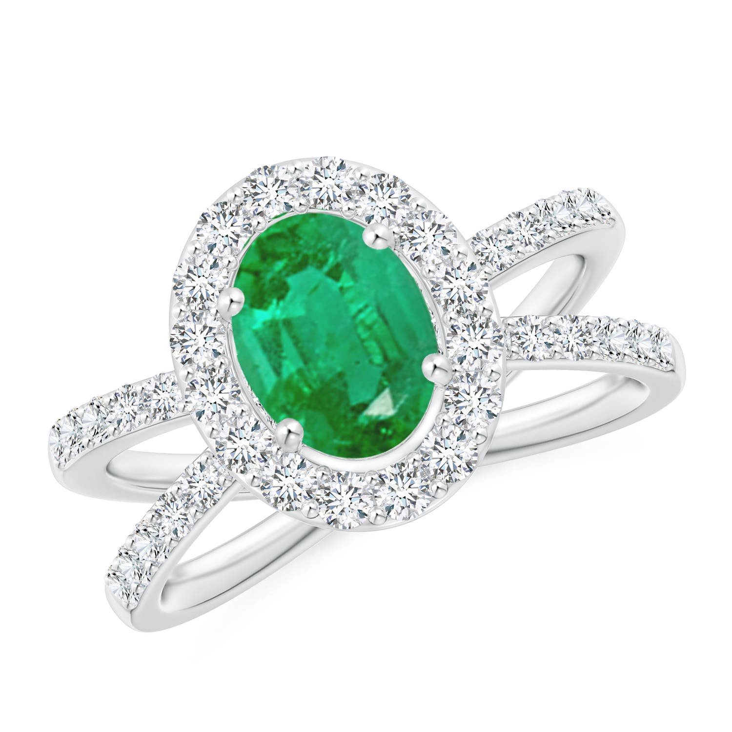 AA - Emerald / 2.07 CT / 14 KT White Gold