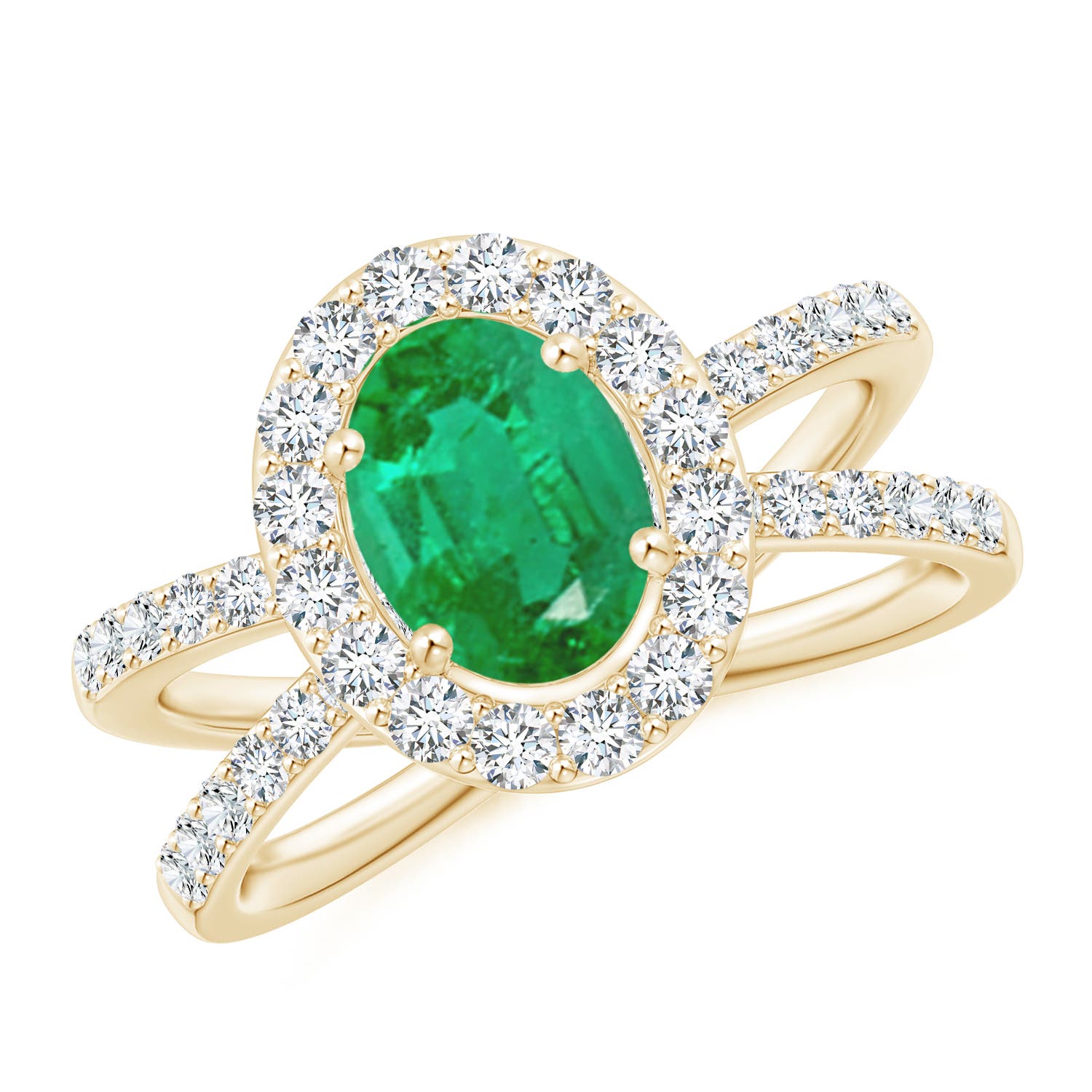 AA - Emerald / 2.07 CT / 14 KT Yellow Gold