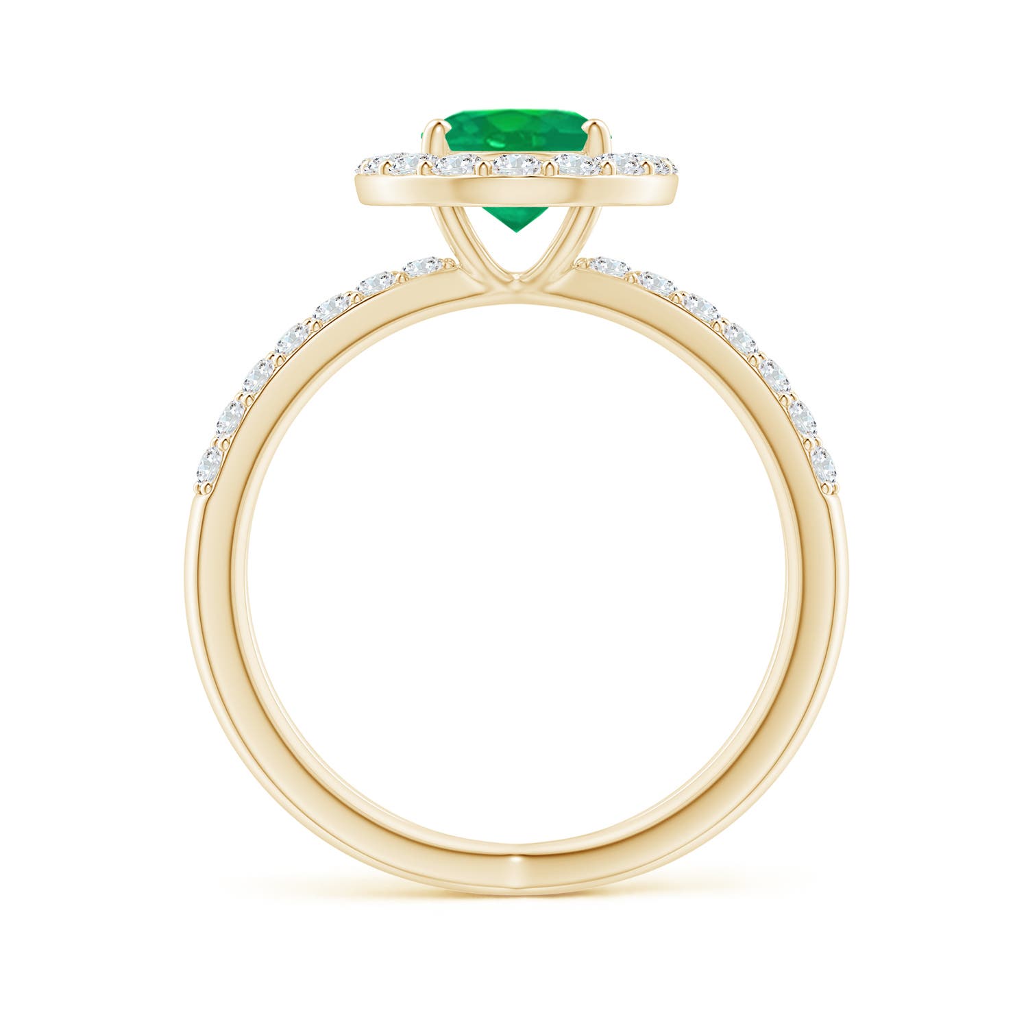 AA - Emerald / 2.07 CT / 14 KT Yellow Gold