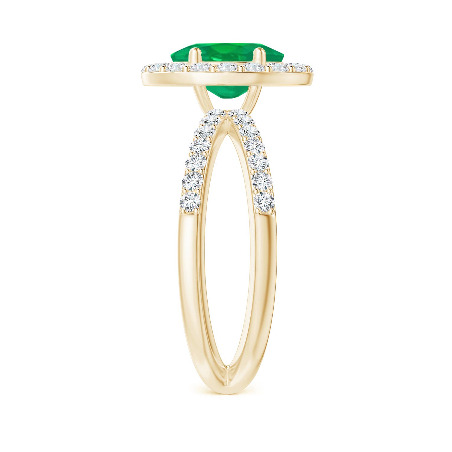 AA - Emerald / 2.07 CT / 14 KT Yellow Gold