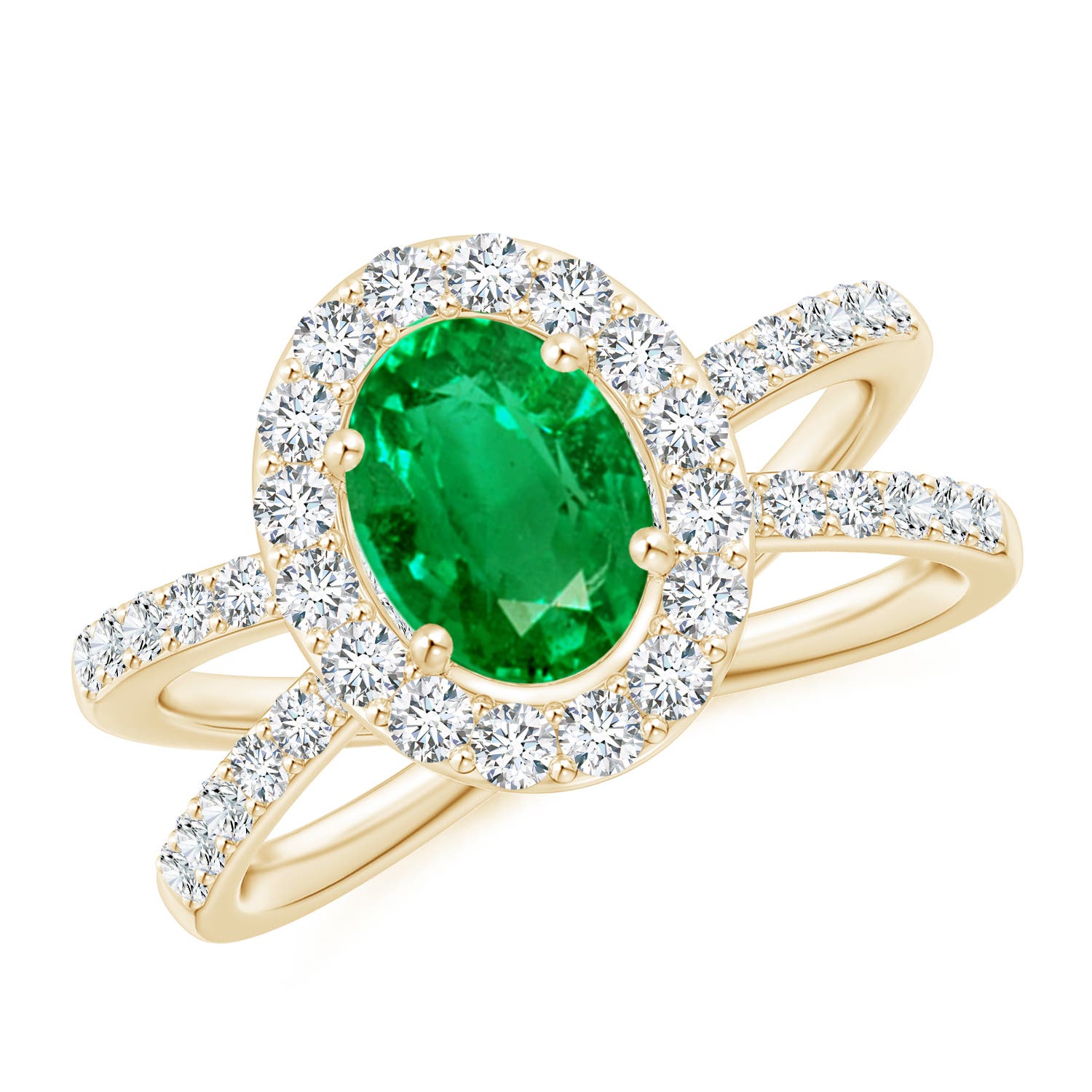 AAA - Emerald / 2.07 CT / 14 KT Yellow Gold