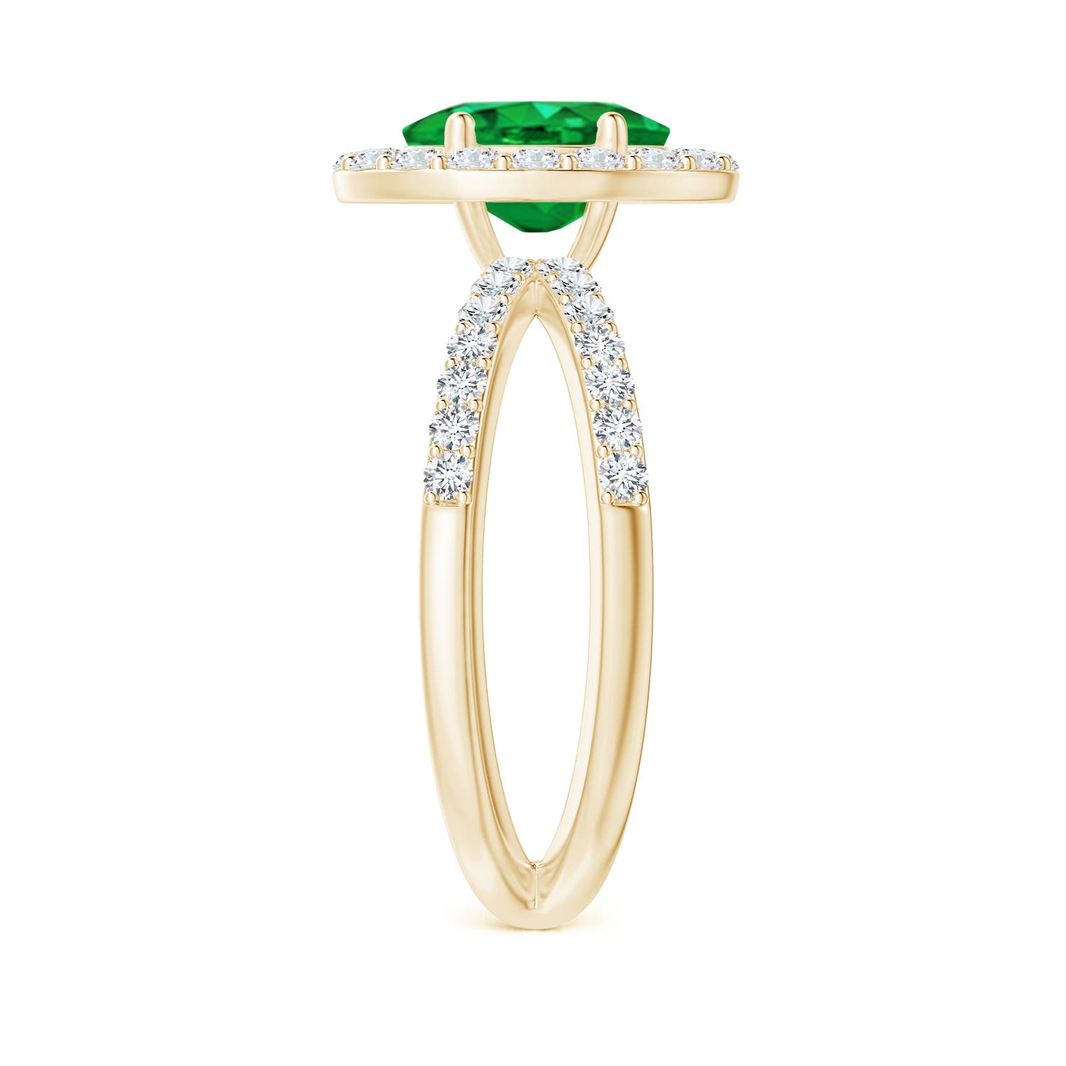 AAA - Emerald / 2.07 CT / 14 KT Yellow Gold