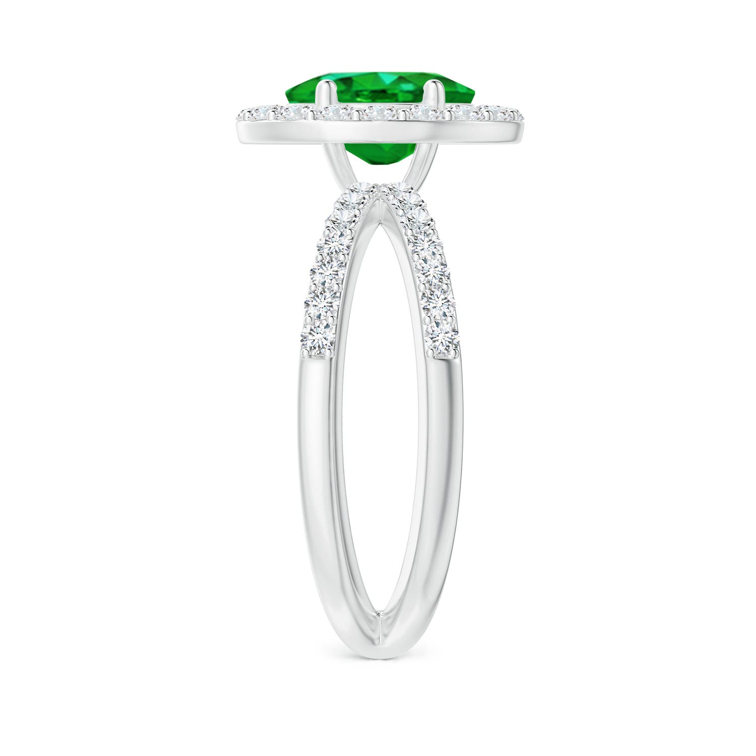 AAAA - Emerald / 2.07 CT / 14 KT White Gold