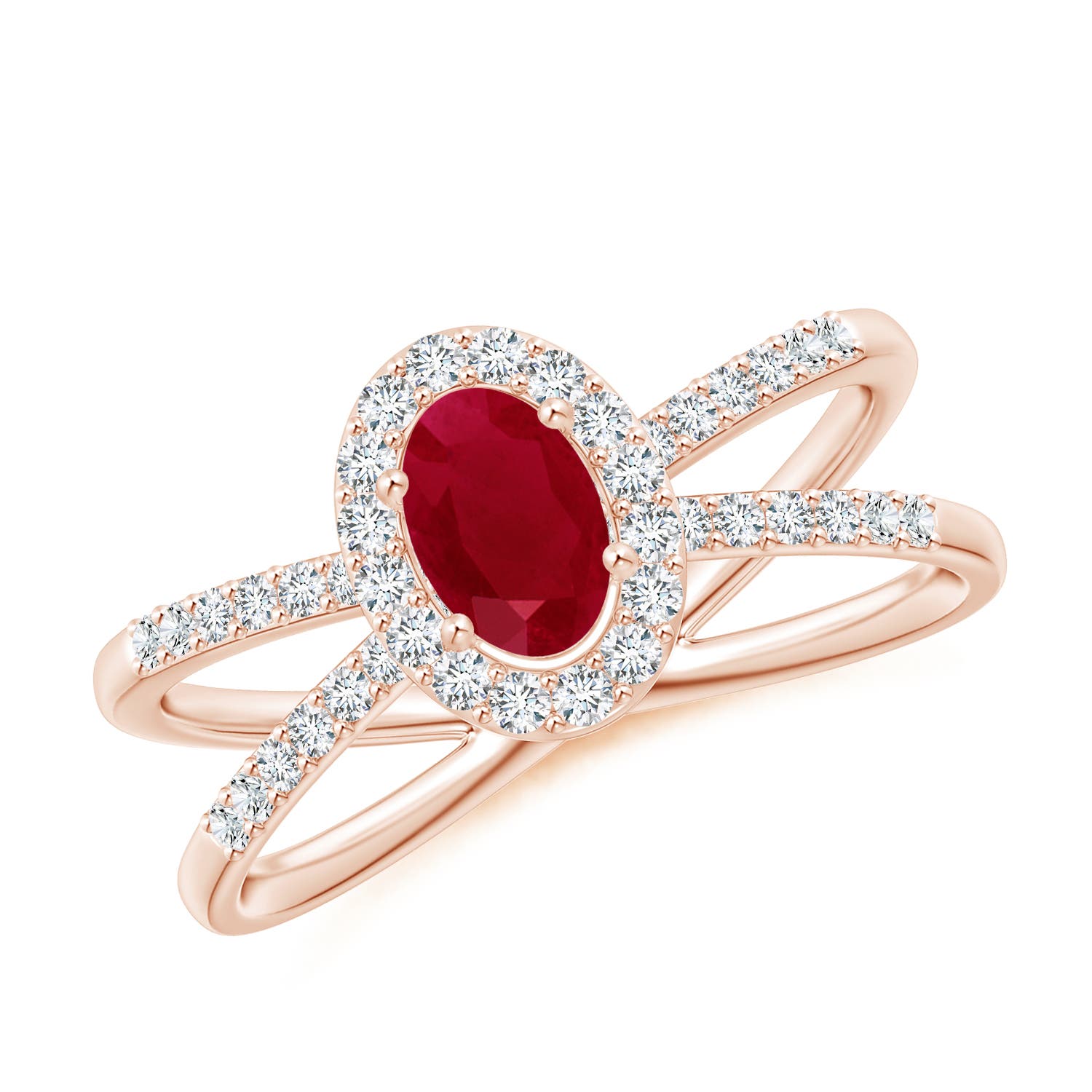 AA - Ruby / 0.98 CT / 14 KT Rose Gold