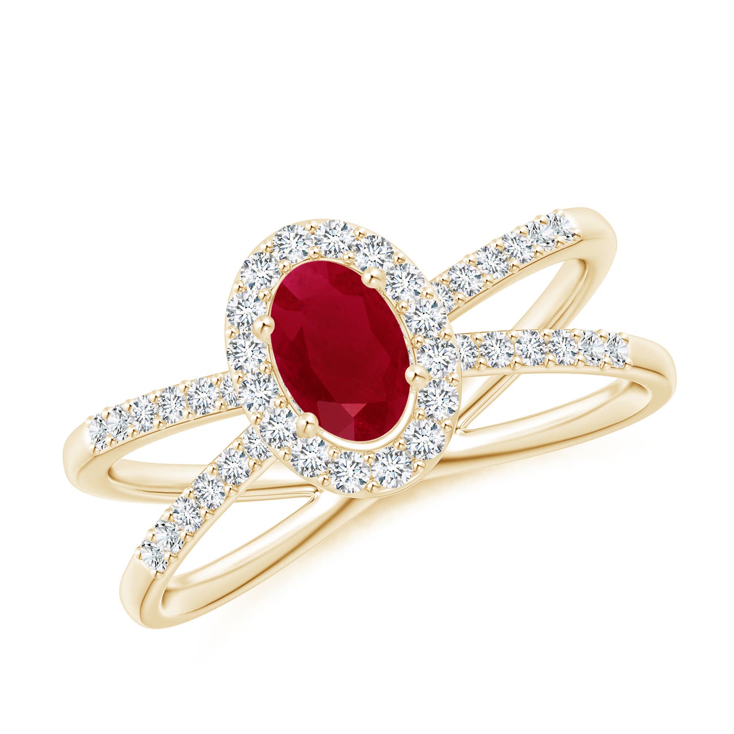 AA - Ruby / 0.98 CT / 14 KT Yellow Gold