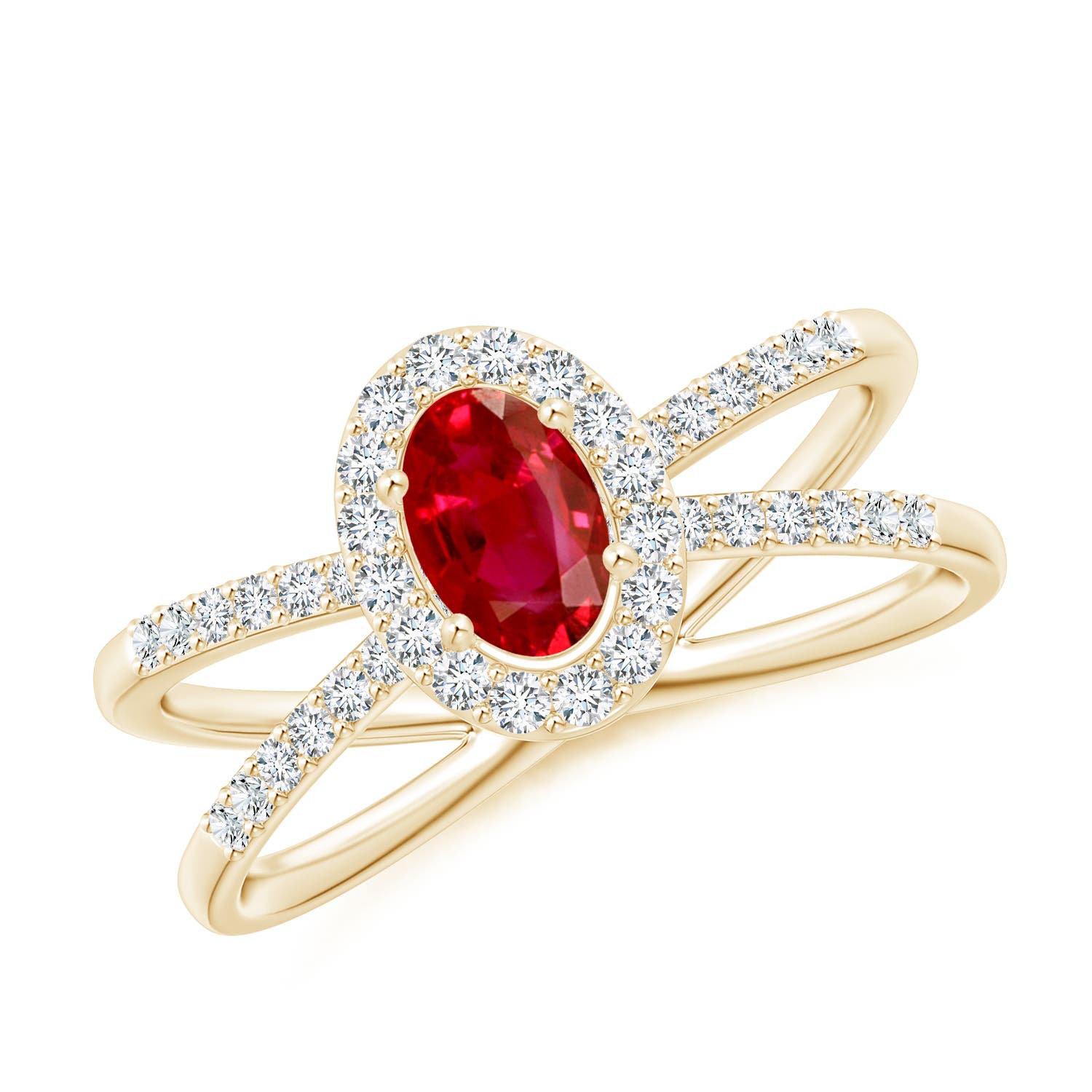 AAA - Ruby / 0.98 CT / 14 KT Yellow Gold