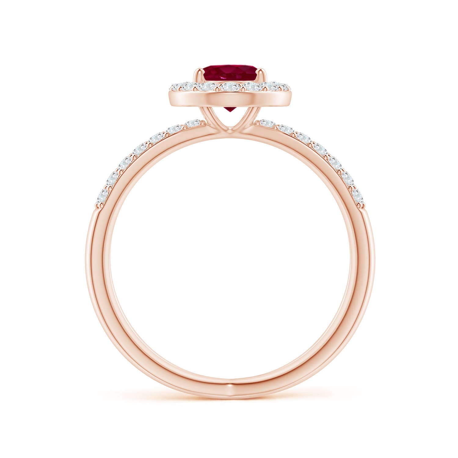 A - Ruby / 1.62 CT / 14 KT Rose Gold