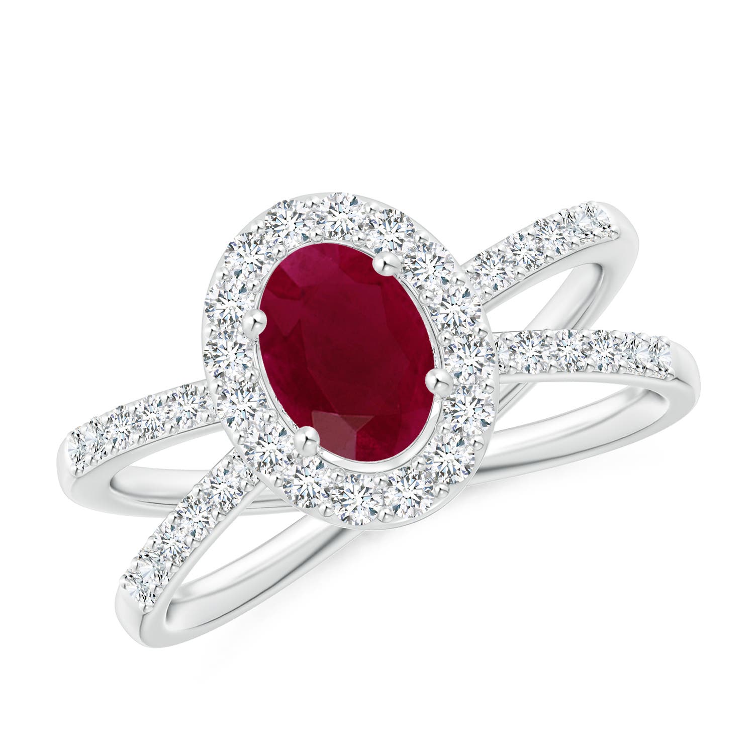 A - Ruby / 1.62 CT / 14 KT White Gold