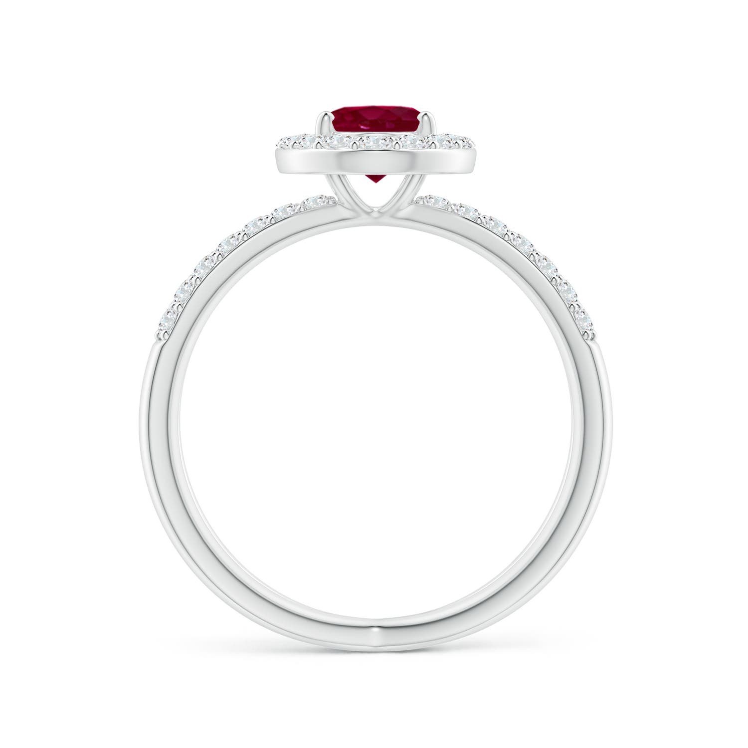 A - Ruby / 1.62 CT / 14 KT White Gold