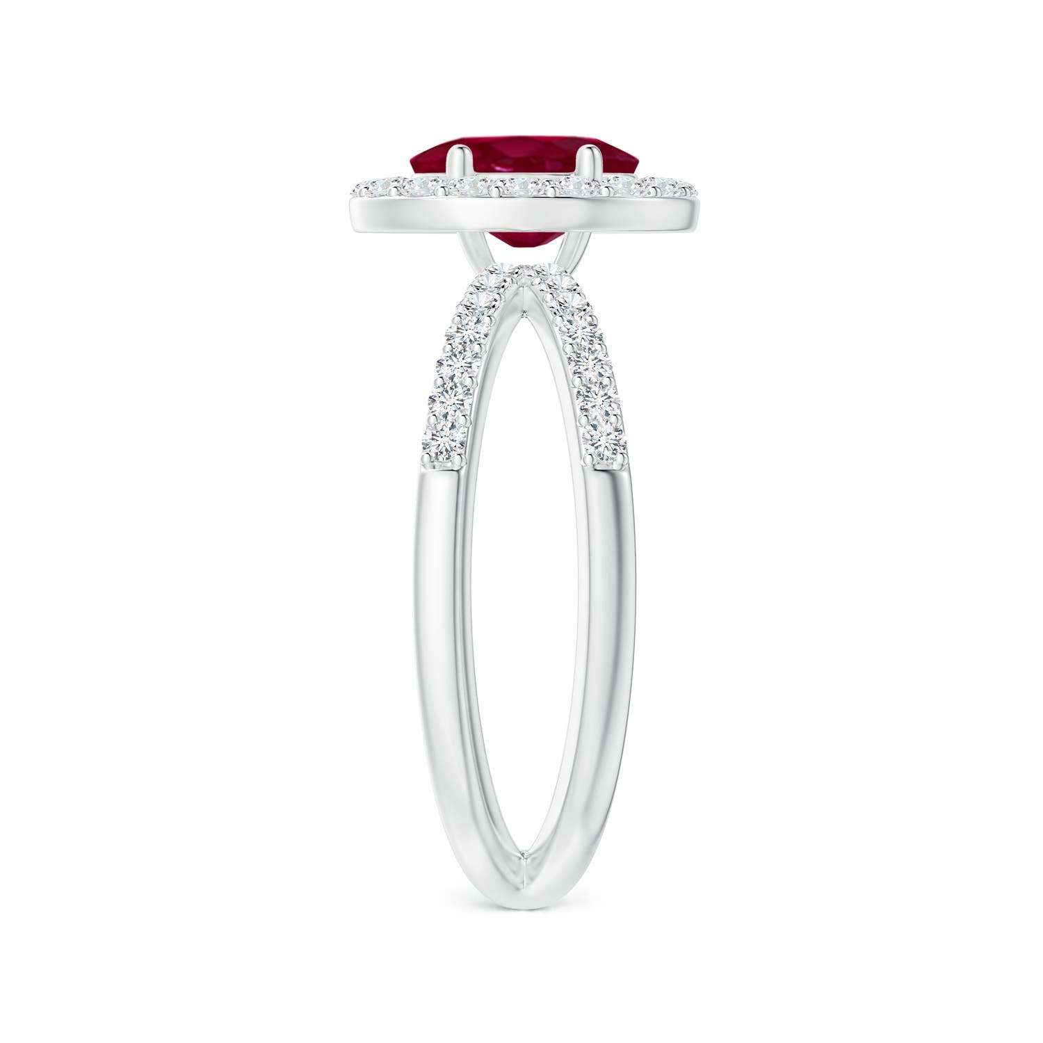 A - Ruby / 1.62 CT / 14 KT White Gold