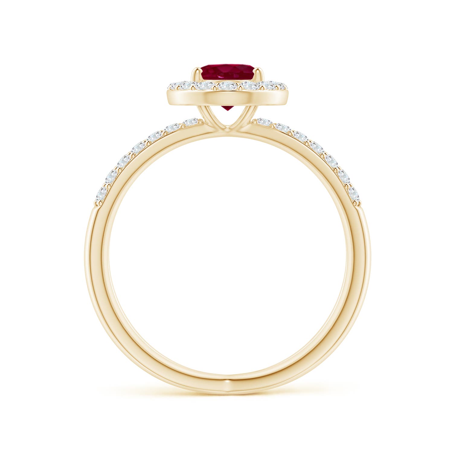 A - Ruby / 1.62 CT / 14 KT Yellow Gold