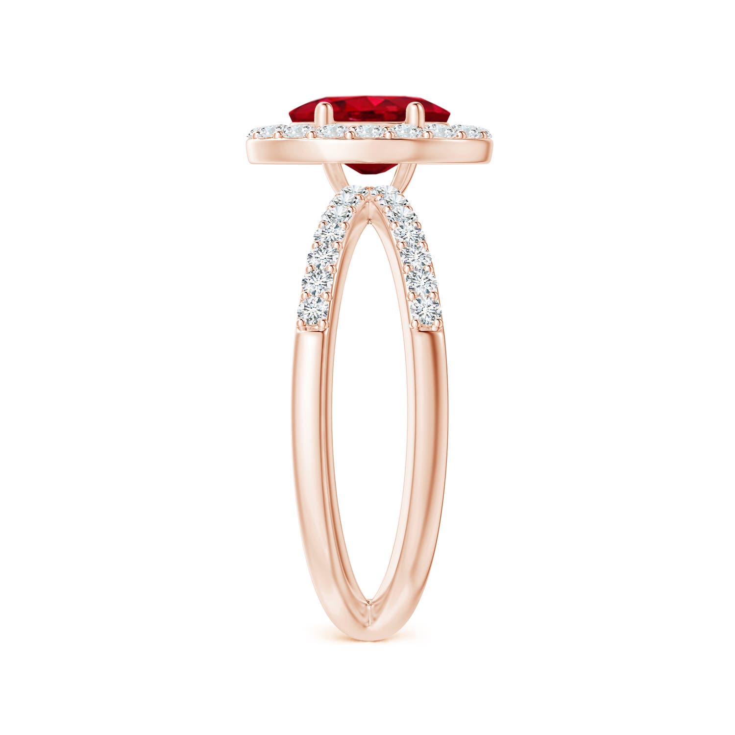 AAA - Ruby / 1.62 CT / 14 KT Rose Gold