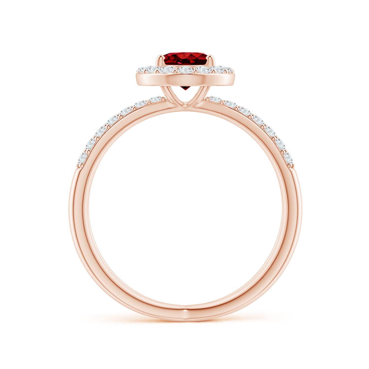 AAAA - Ruby / 1.62 CT / 14 KT Rose Gold