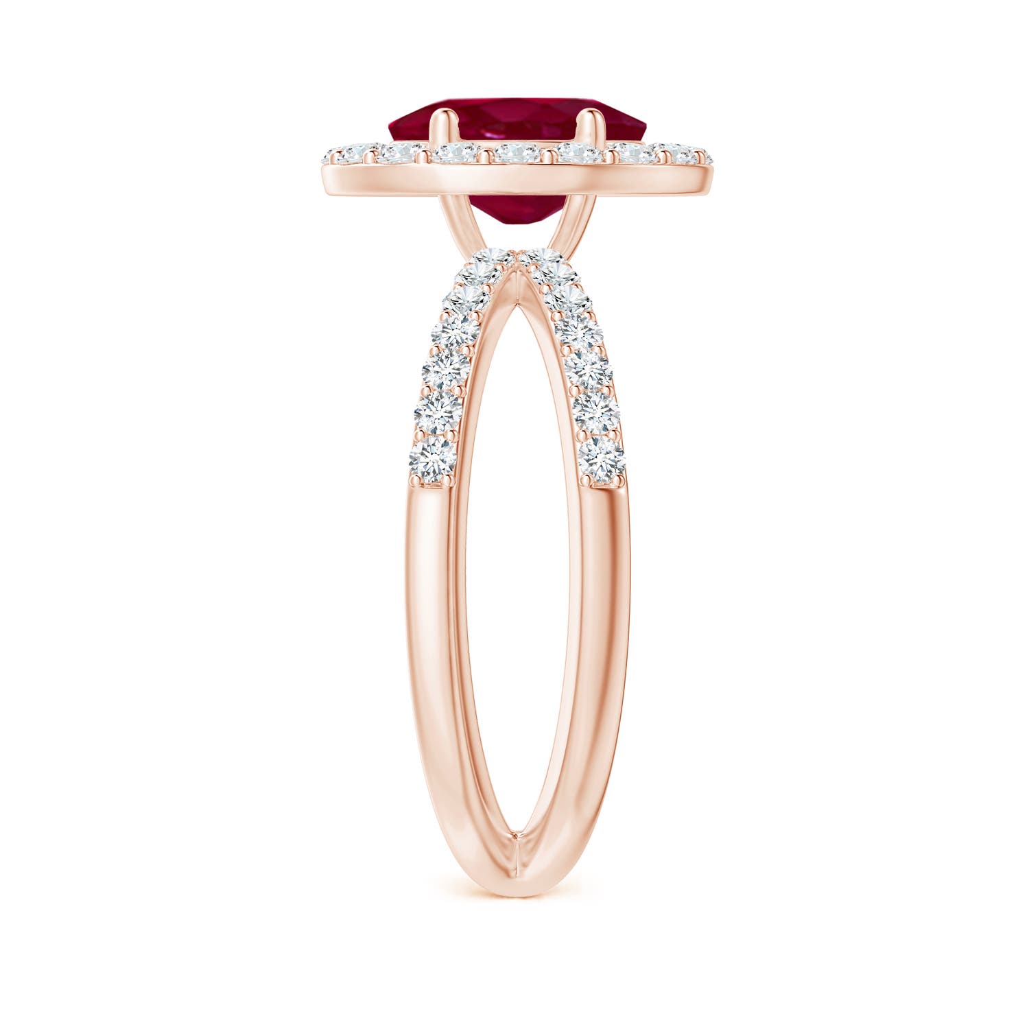 A - Ruby / 2.22 CT / 14 KT Rose Gold