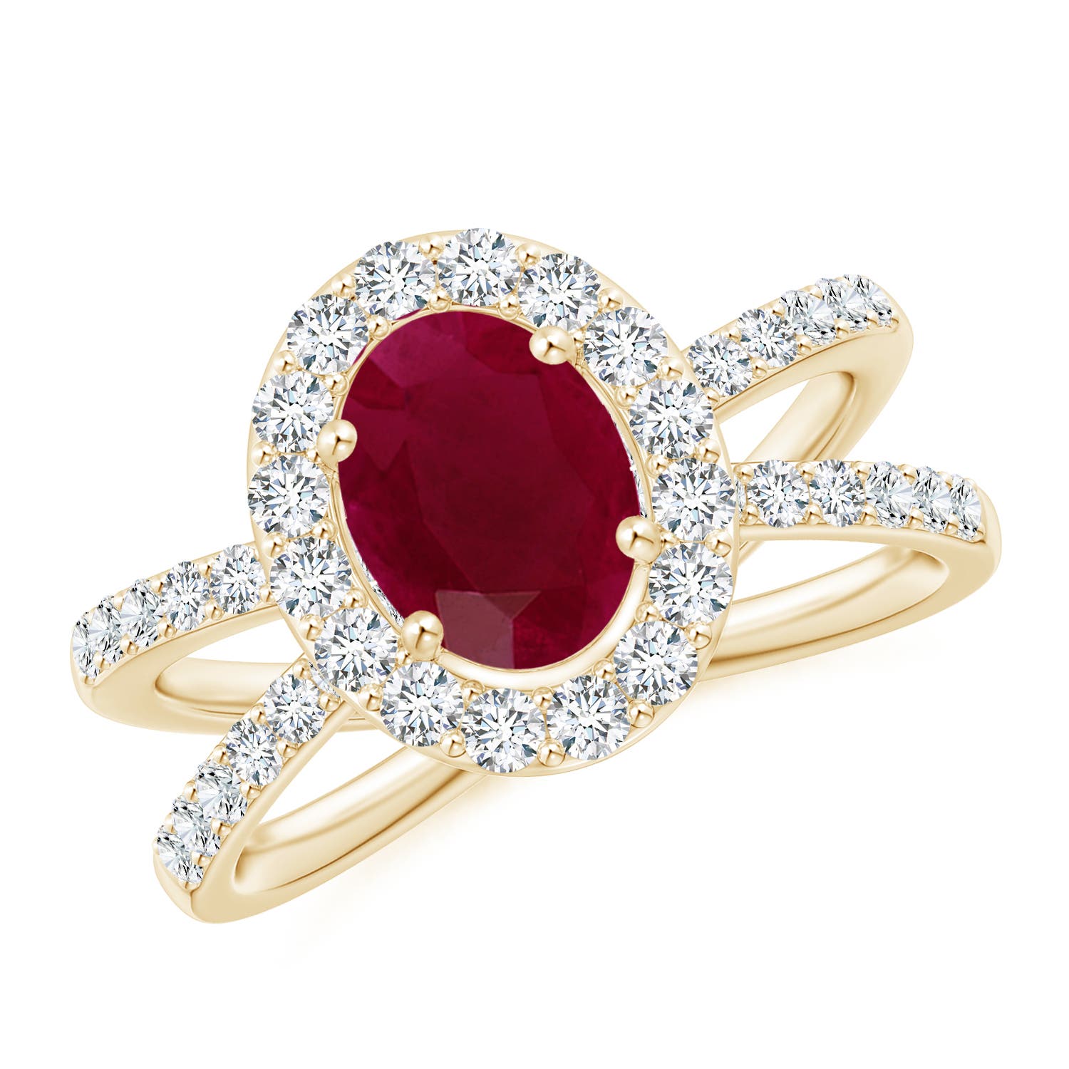 A - Ruby / 2.22 CT / 14 KT Yellow Gold