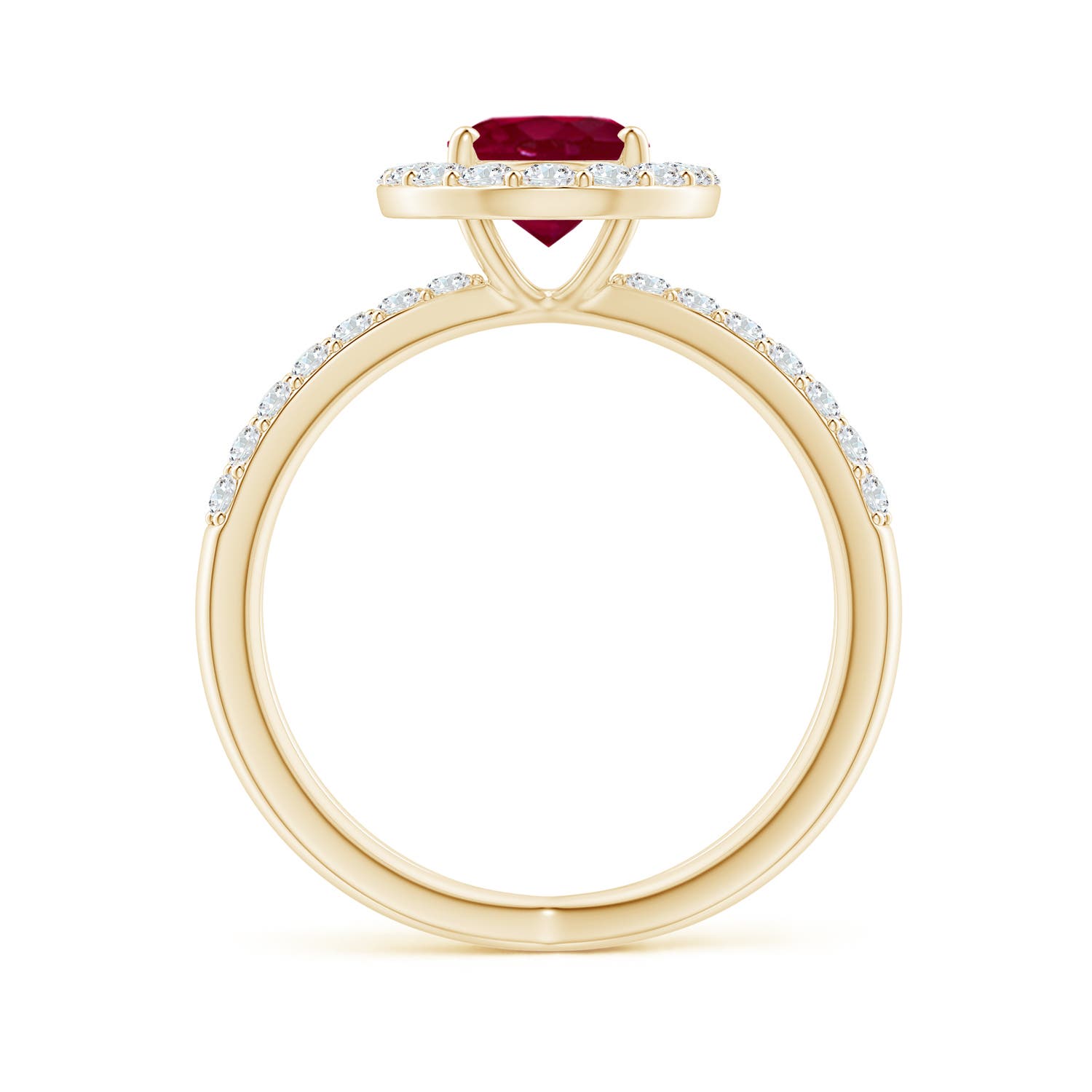 A - Ruby / 2.22 CT / 14 KT Yellow Gold