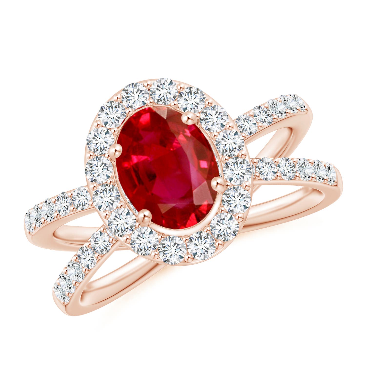 AAA - Ruby / 2.22 CT / 14 KT Rose Gold