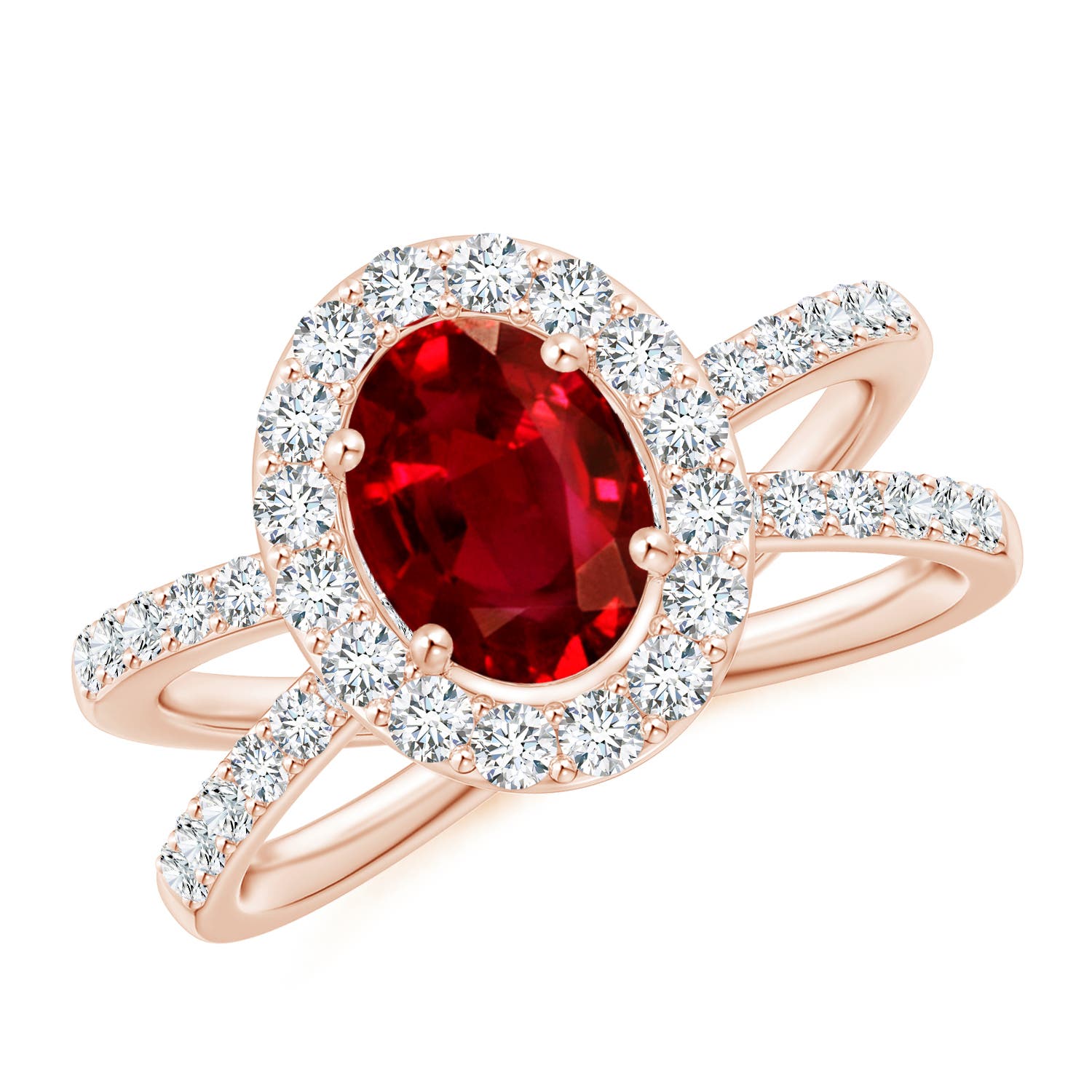 AAAA - Ruby / 2.22 CT / 14 KT Rose Gold