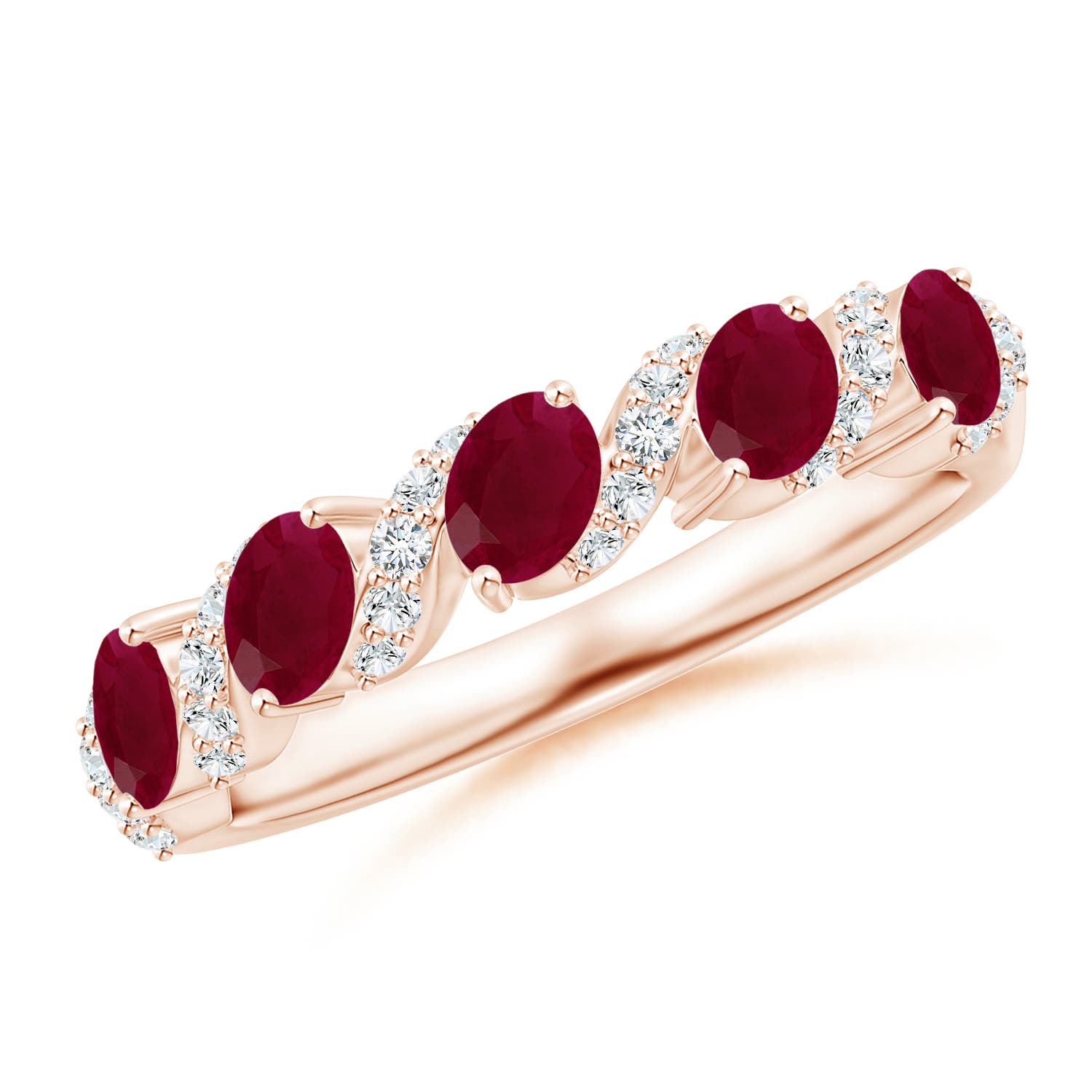 A - Ruby / 1.18 CT / 14 KT Rose Gold