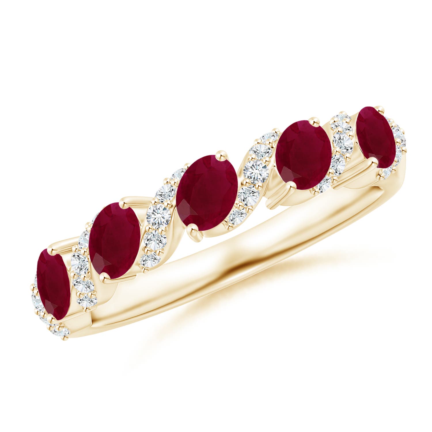 A - Ruby / 1.18 CT / 14 KT Yellow Gold