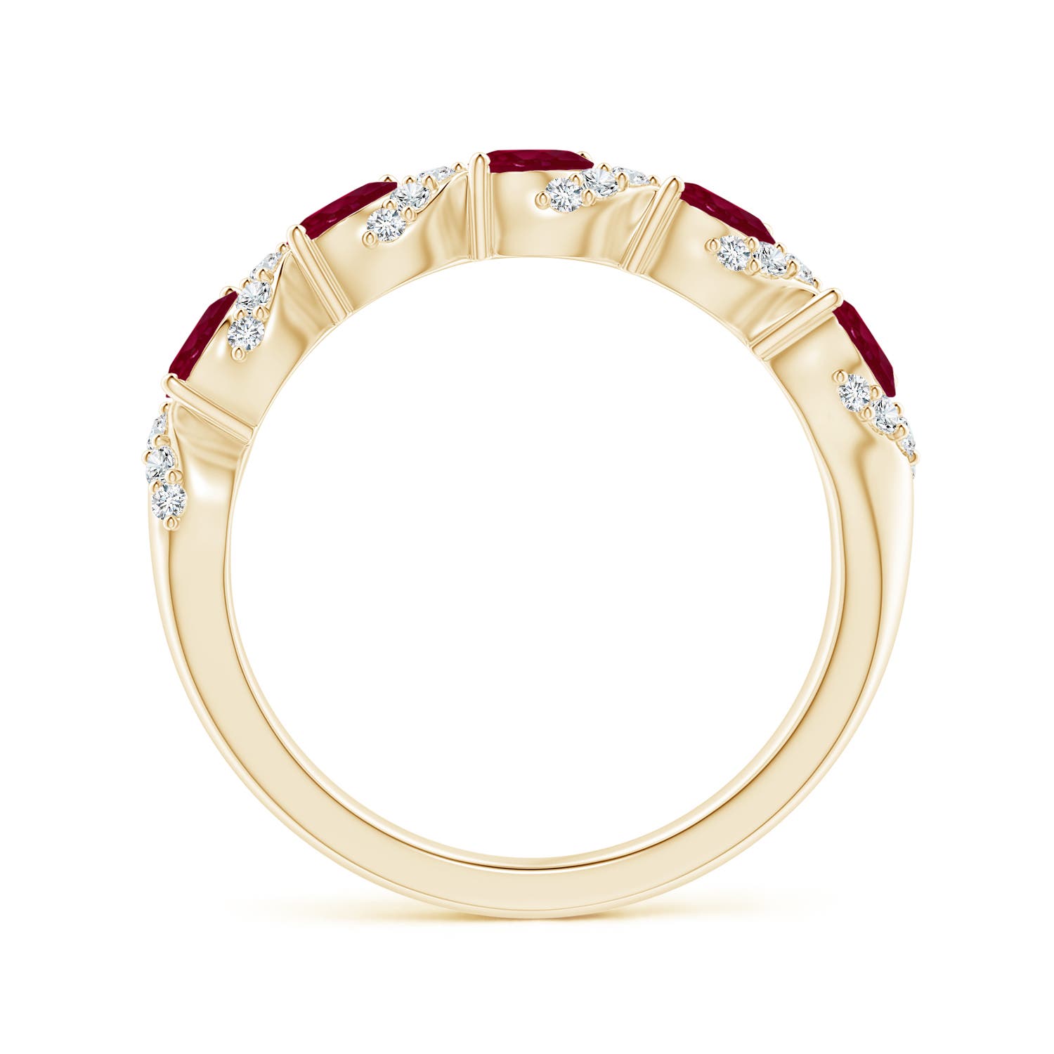 A - Ruby / 1.18 CT / 14 KT Yellow Gold