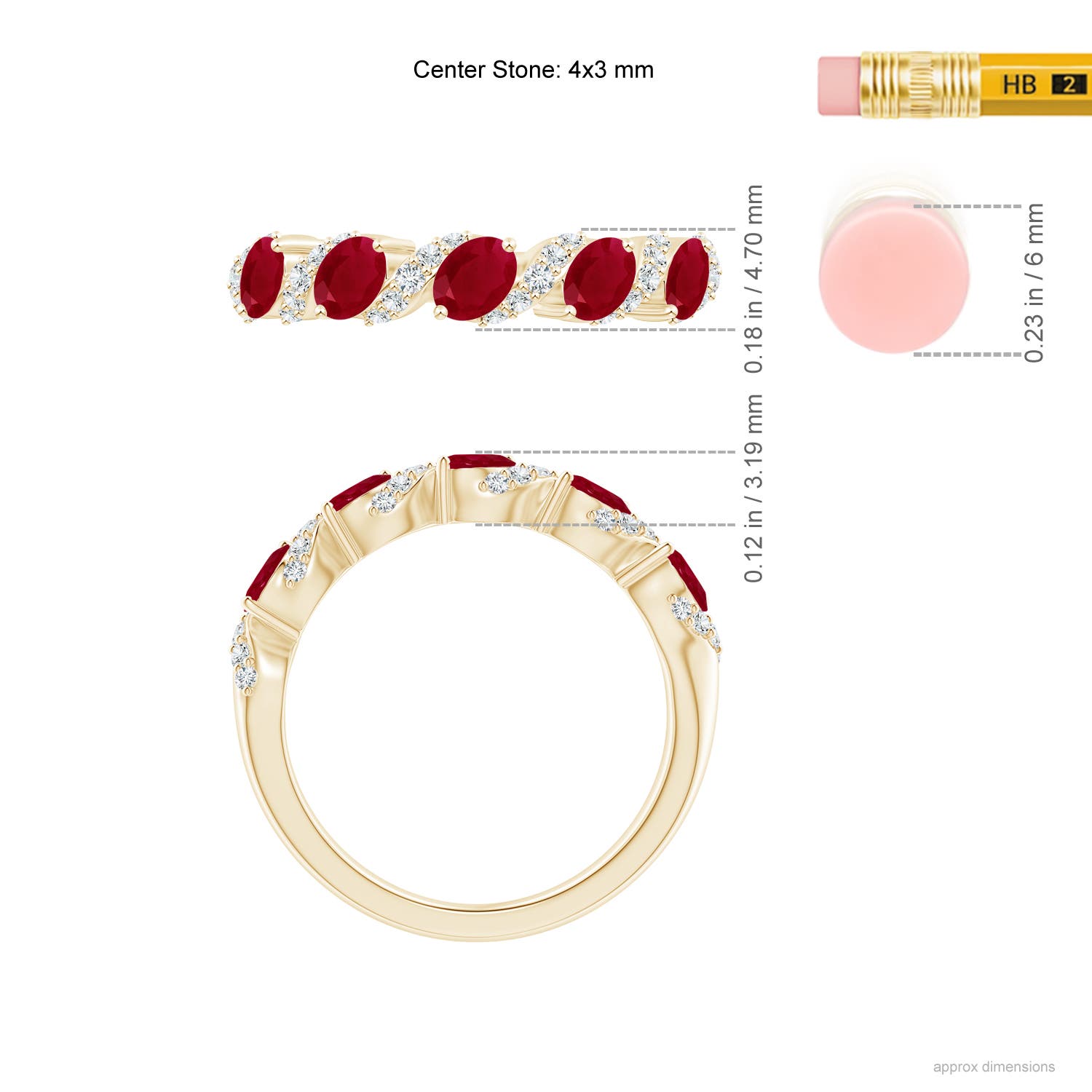 AA - Ruby / 1.18 CT / 14 KT Yellow Gold