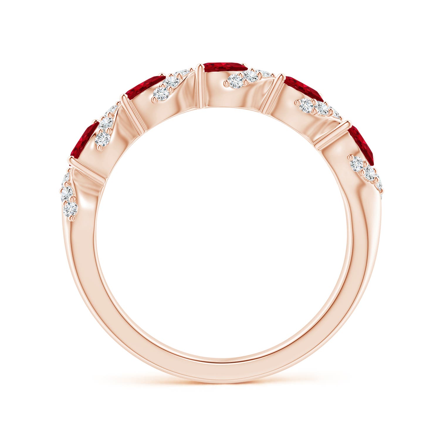 AAA - Ruby / 1.18 CT / 14 KT Rose Gold