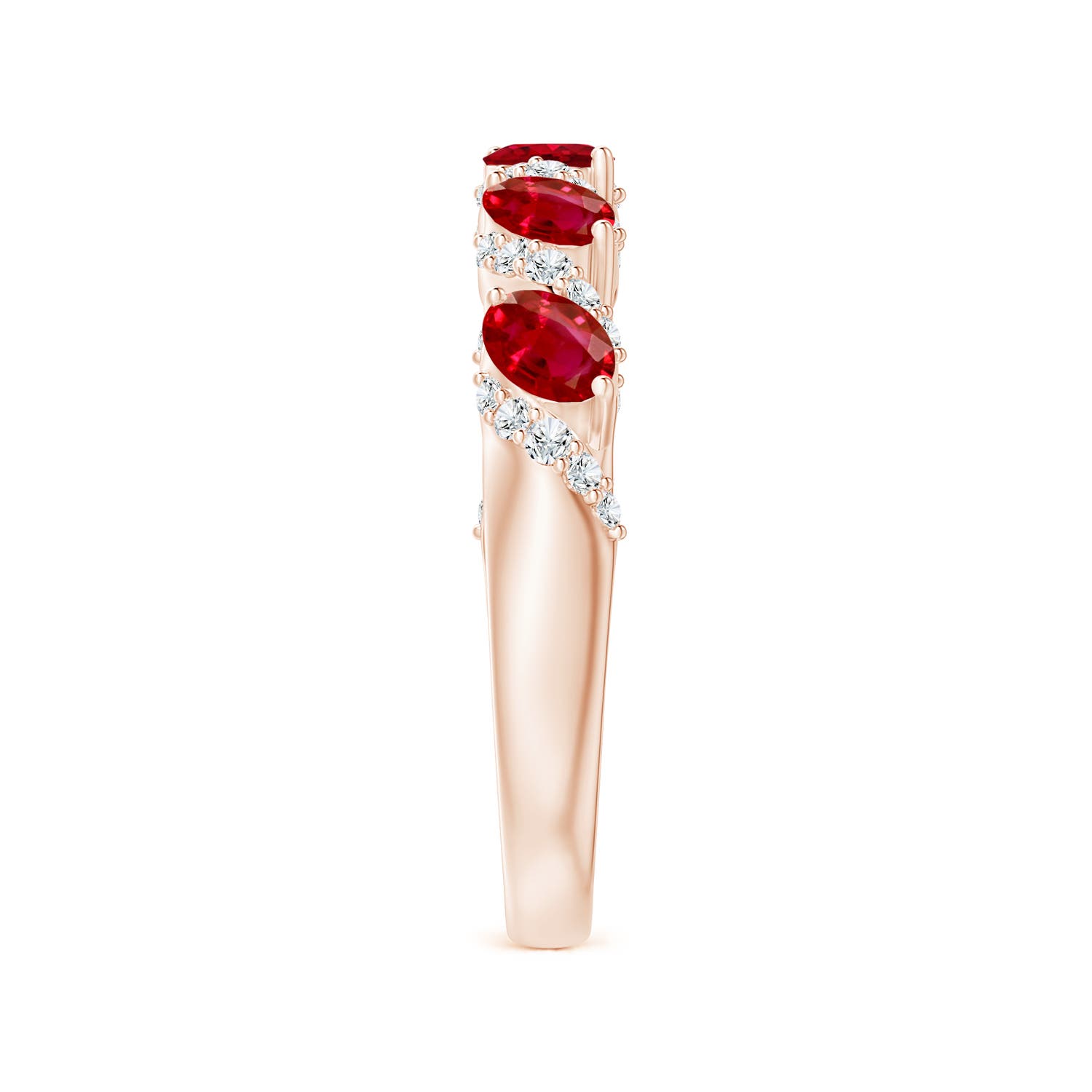 AAA - Ruby / 1.18 CT / 14 KT Rose Gold