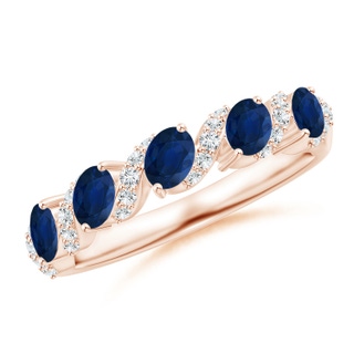 Oval AA Blue Sapphire
