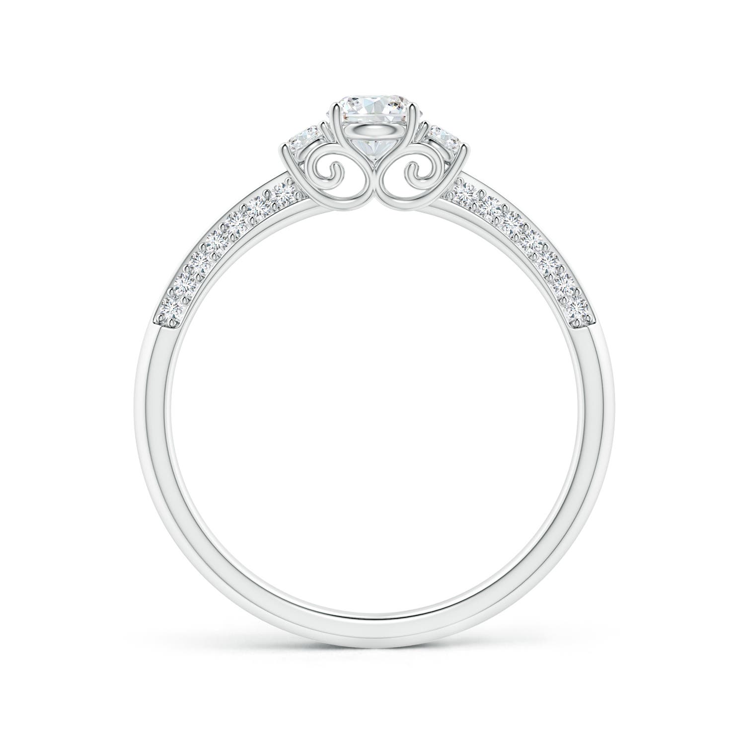 F-G, VS / 0.49 CT / 14 KT White Gold