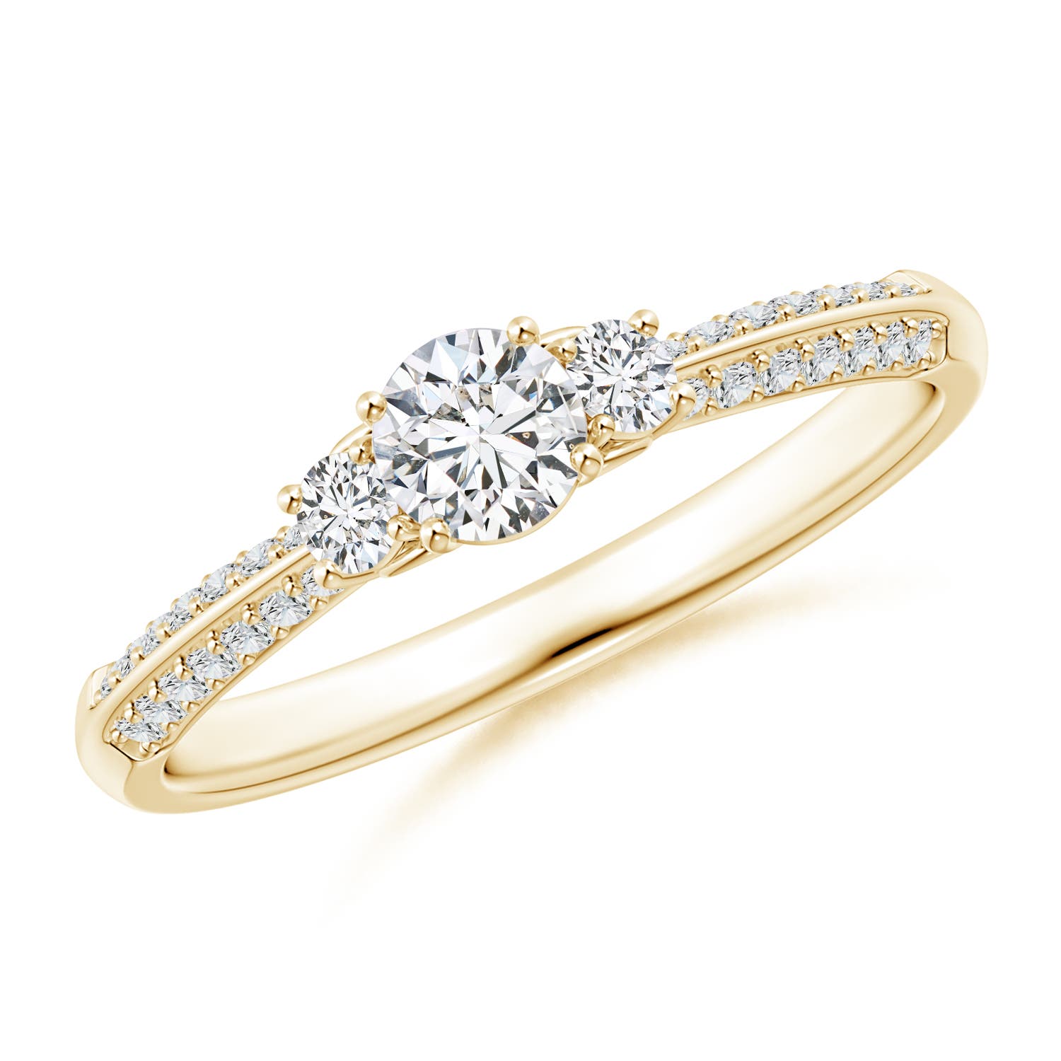 H, SI2 / 0.49 CT / 14 KT Yellow Gold