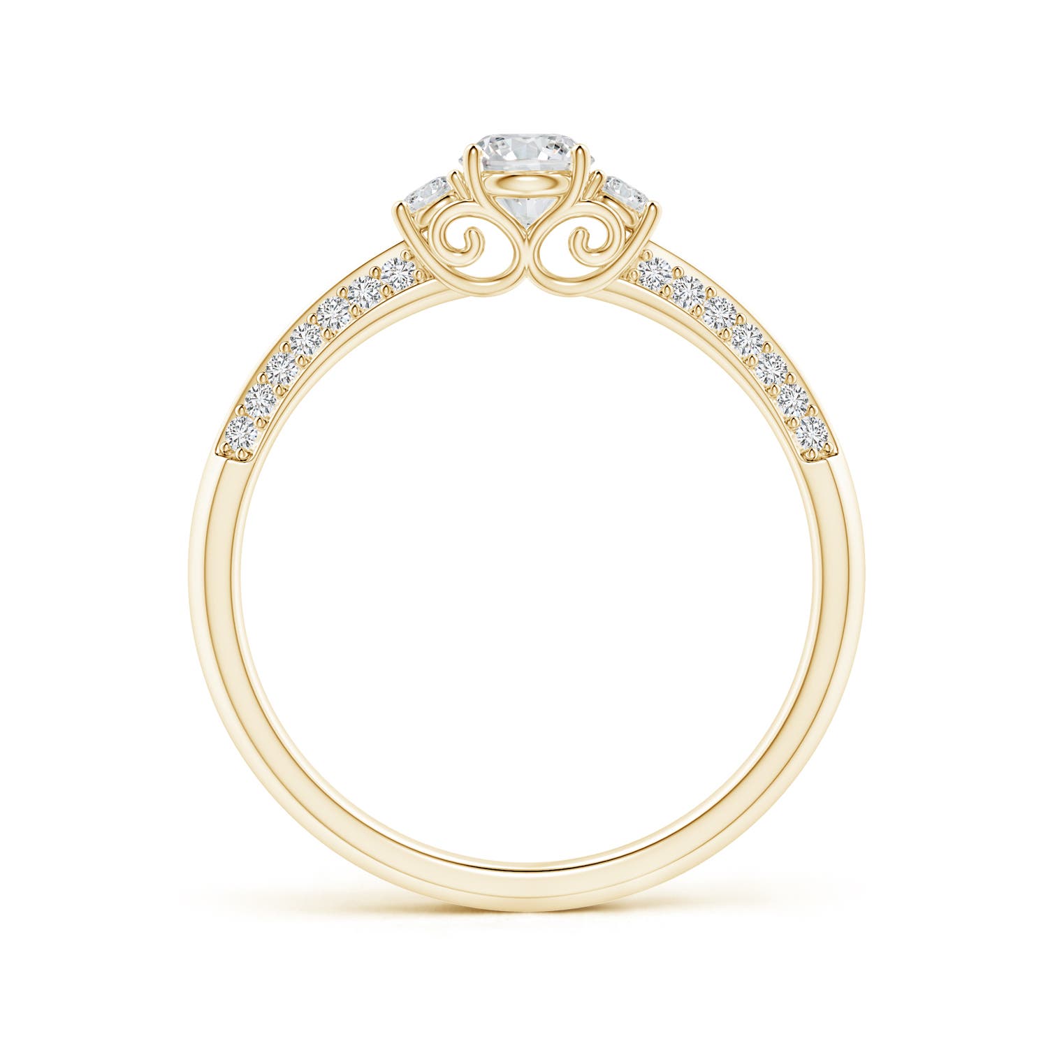 H, SI2 / 0.49 CT / 14 KT Yellow Gold