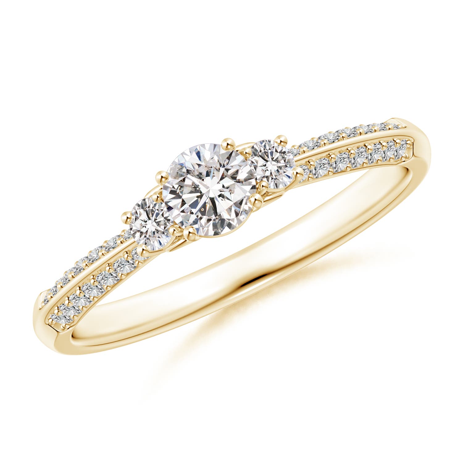 I-J, I1-I2 / 0.49 CT / 14 KT Yellow Gold