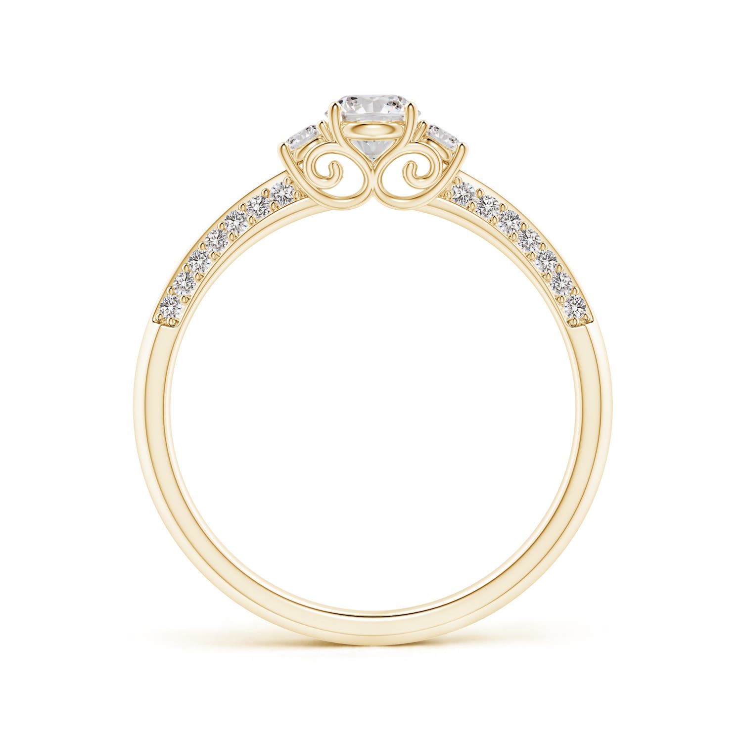 I-J, I1-I2 / 0.49 CT / 14 KT Yellow Gold