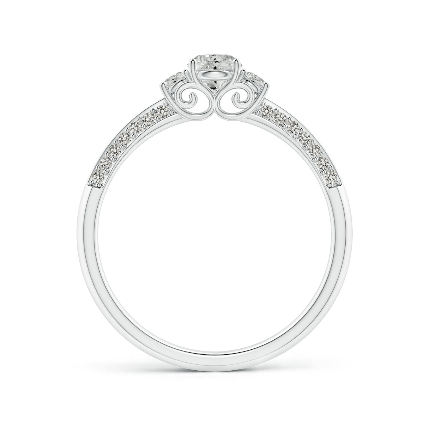 K, I3 / 0.49 CT / 14 KT White Gold