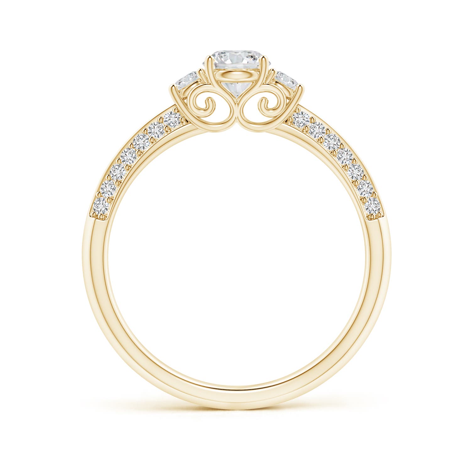 H, SI2 / 0.66 CT / 14 KT Yellow Gold