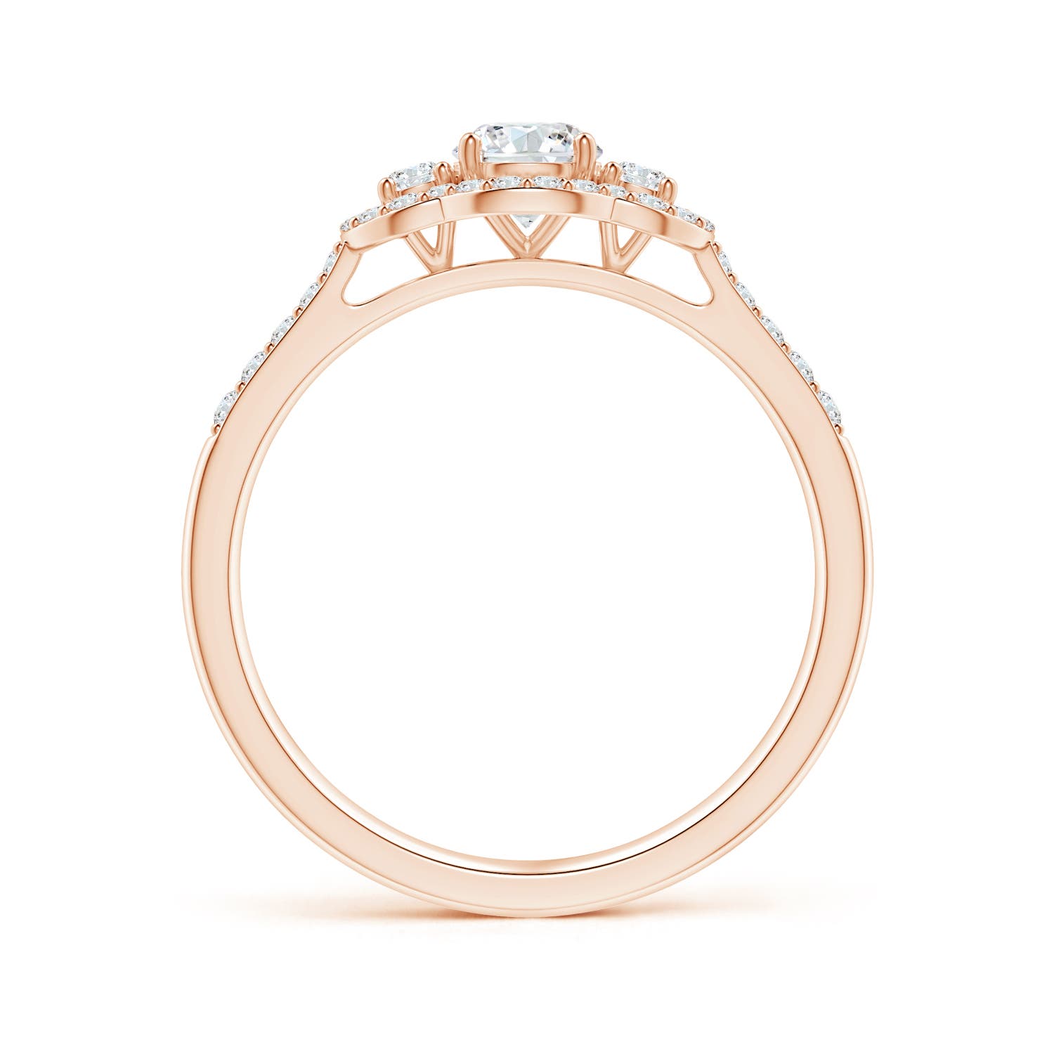 G, VS2 / 0.68 CT / 14 KT Rose Gold