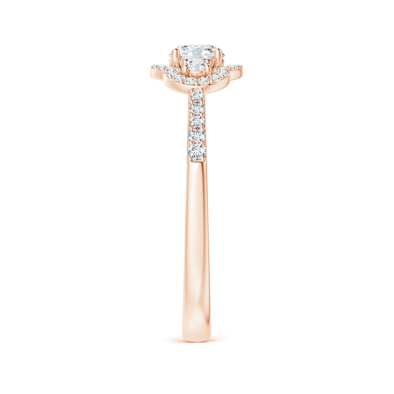 G, VS2 / 0.68 CT / 14 KT Rose Gold