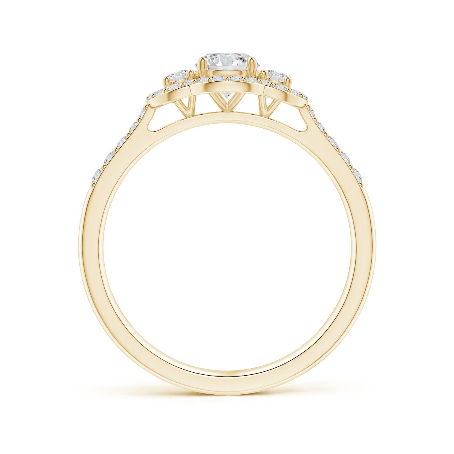 H, SI2 / 0.68 CT / 14 KT Yellow Gold