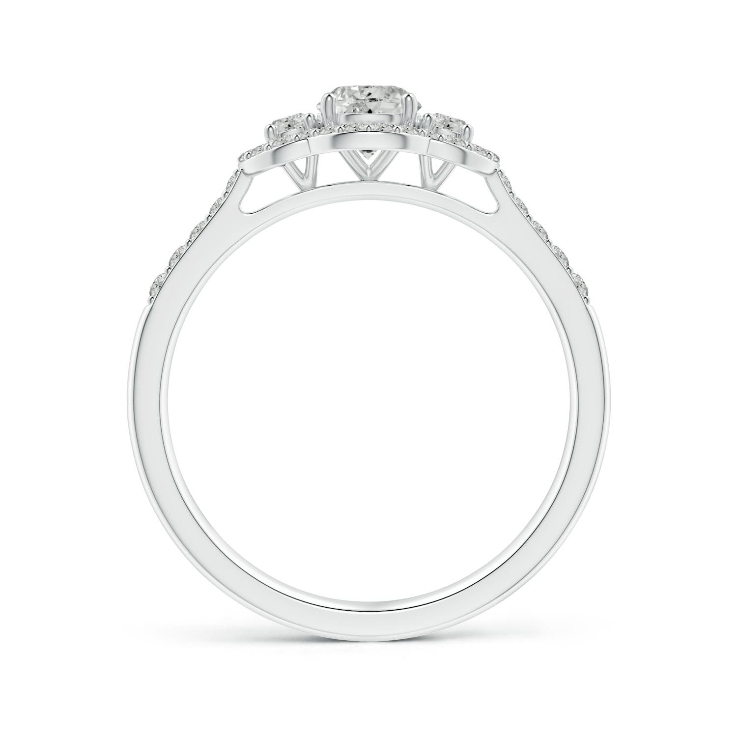 K, I3 / 0.68 CT / 14 KT White Gold