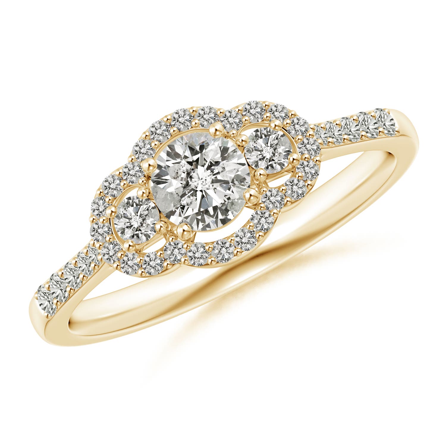 K, I3 / 0.68 CT / 14 KT Yellow Gold