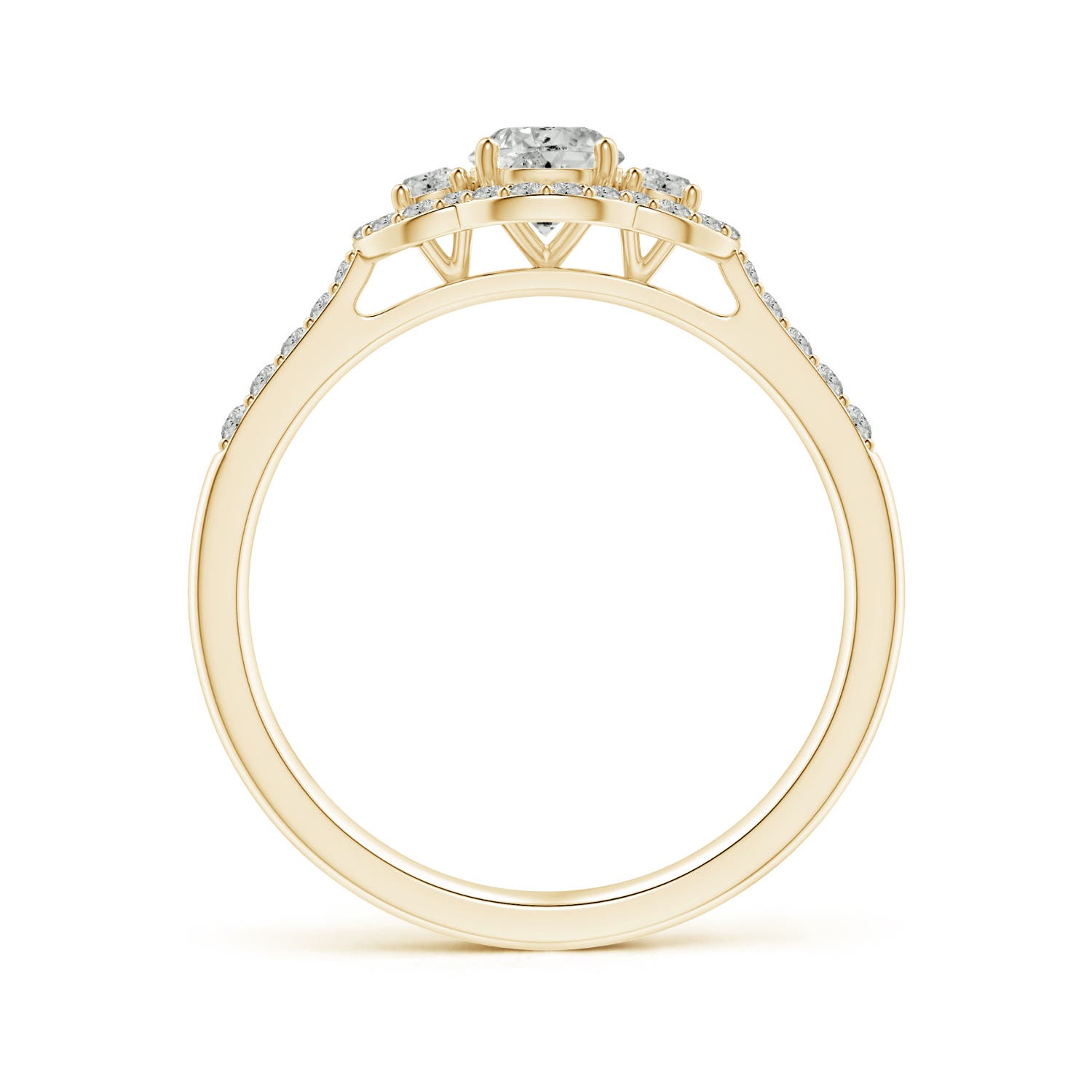 K, I3 / 0.68 CT / 14 KT Yellow Gold