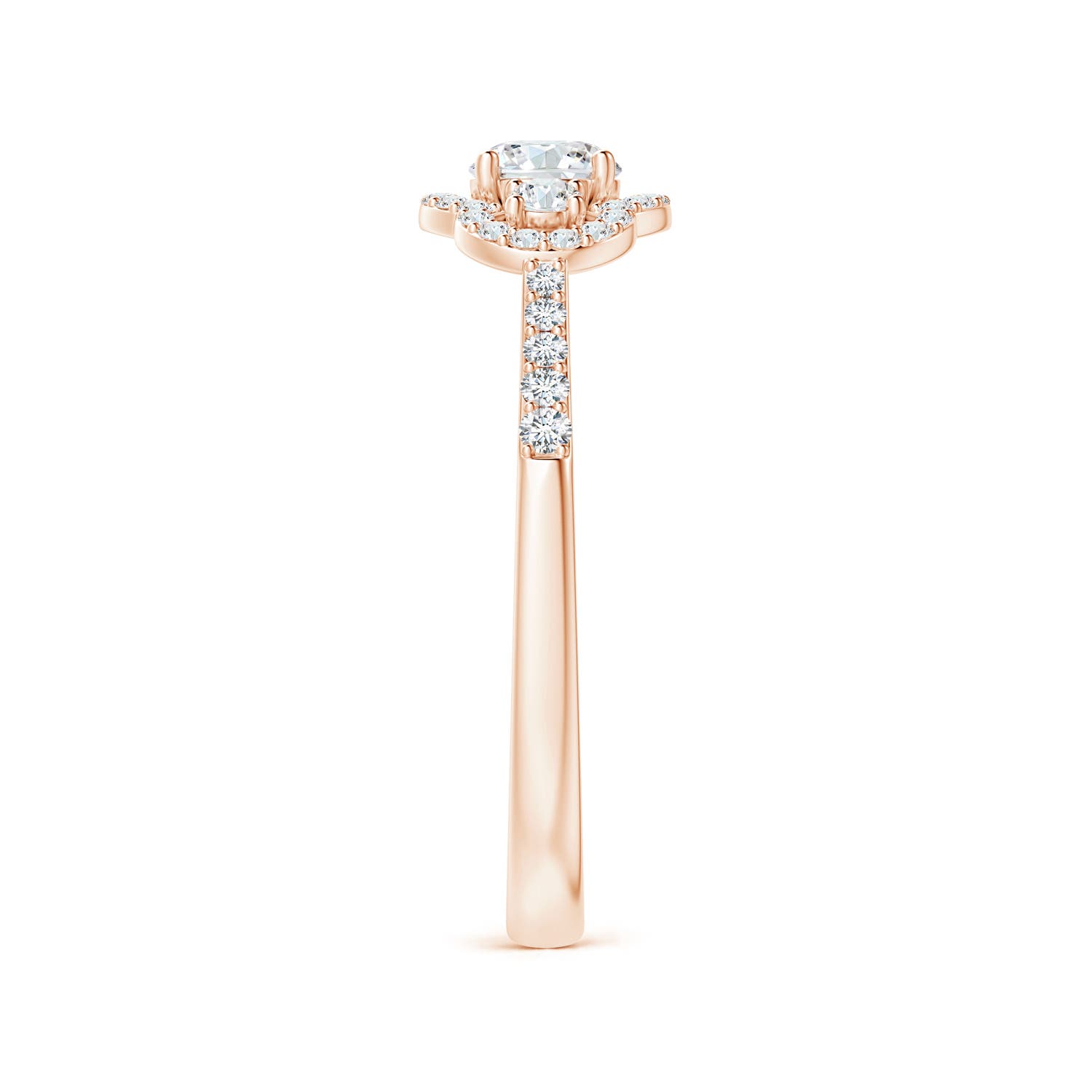 G, VS2 / 0.5 CT / 14 KT Rose Gold