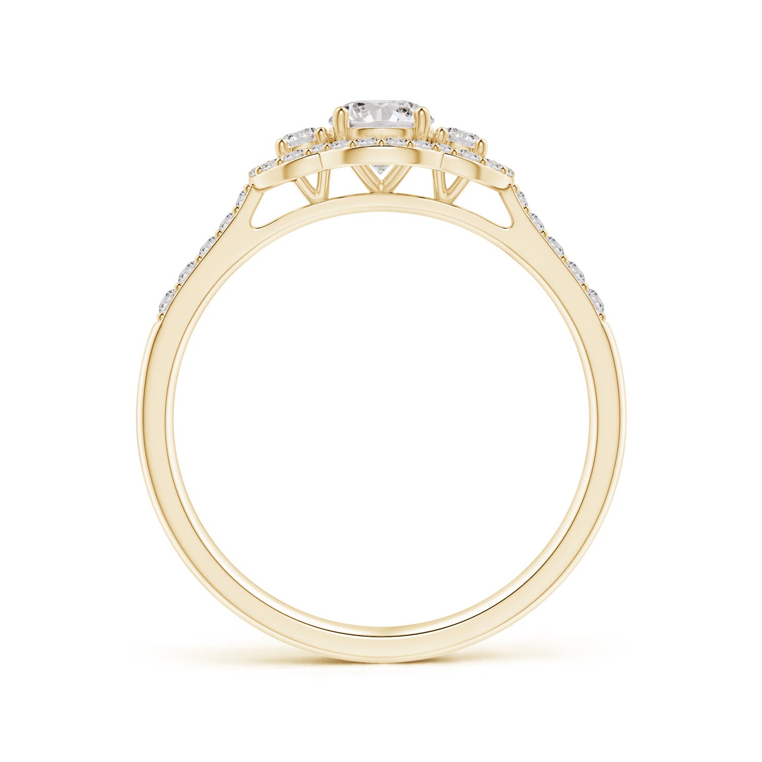 I-J, I1-I2 / 0.5 CT / 14 KT Yellow Gold