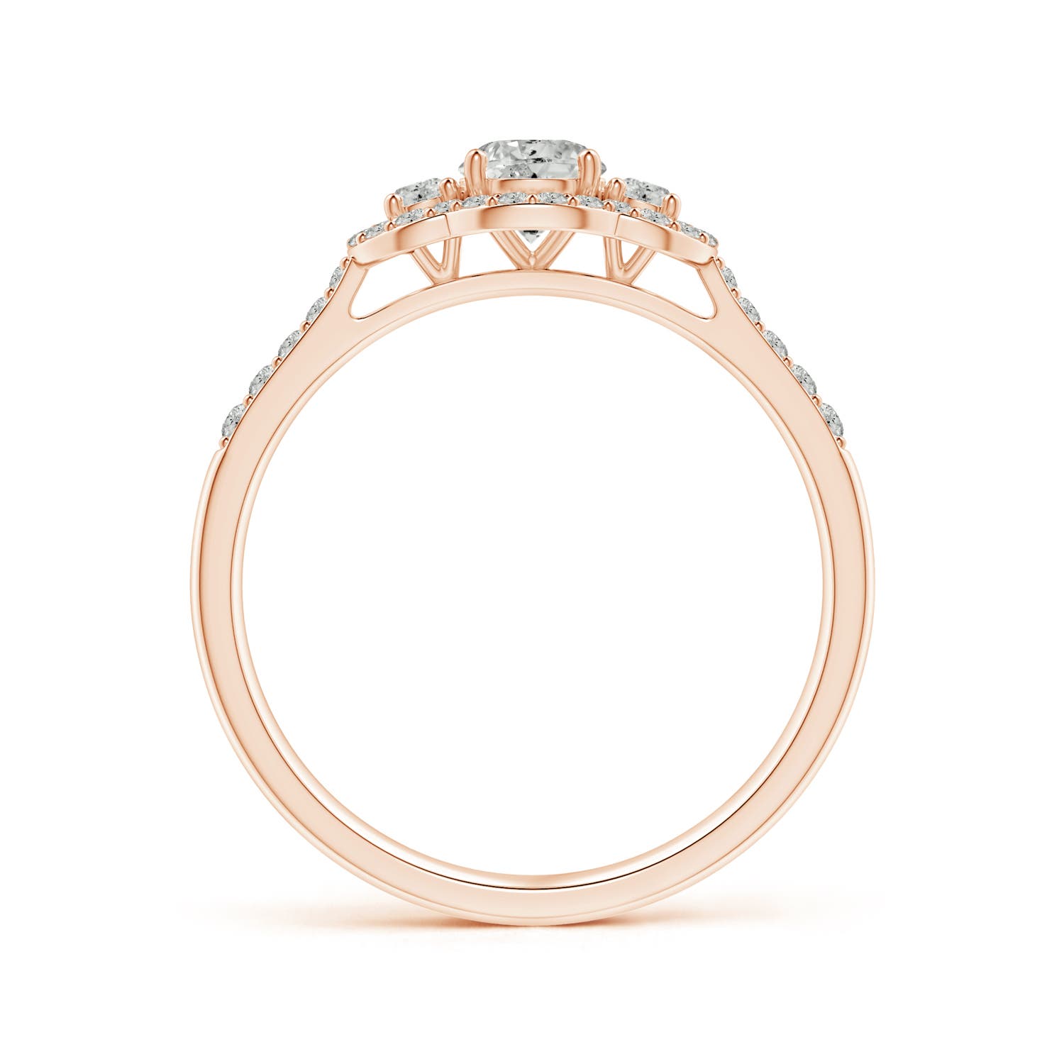 K, I3 / 0.5 CT / 14 KT Rose Gold