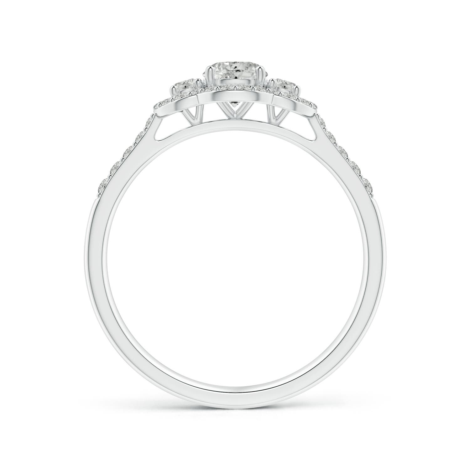 K, I3 / 0.5 CT / 14 KT White Gold