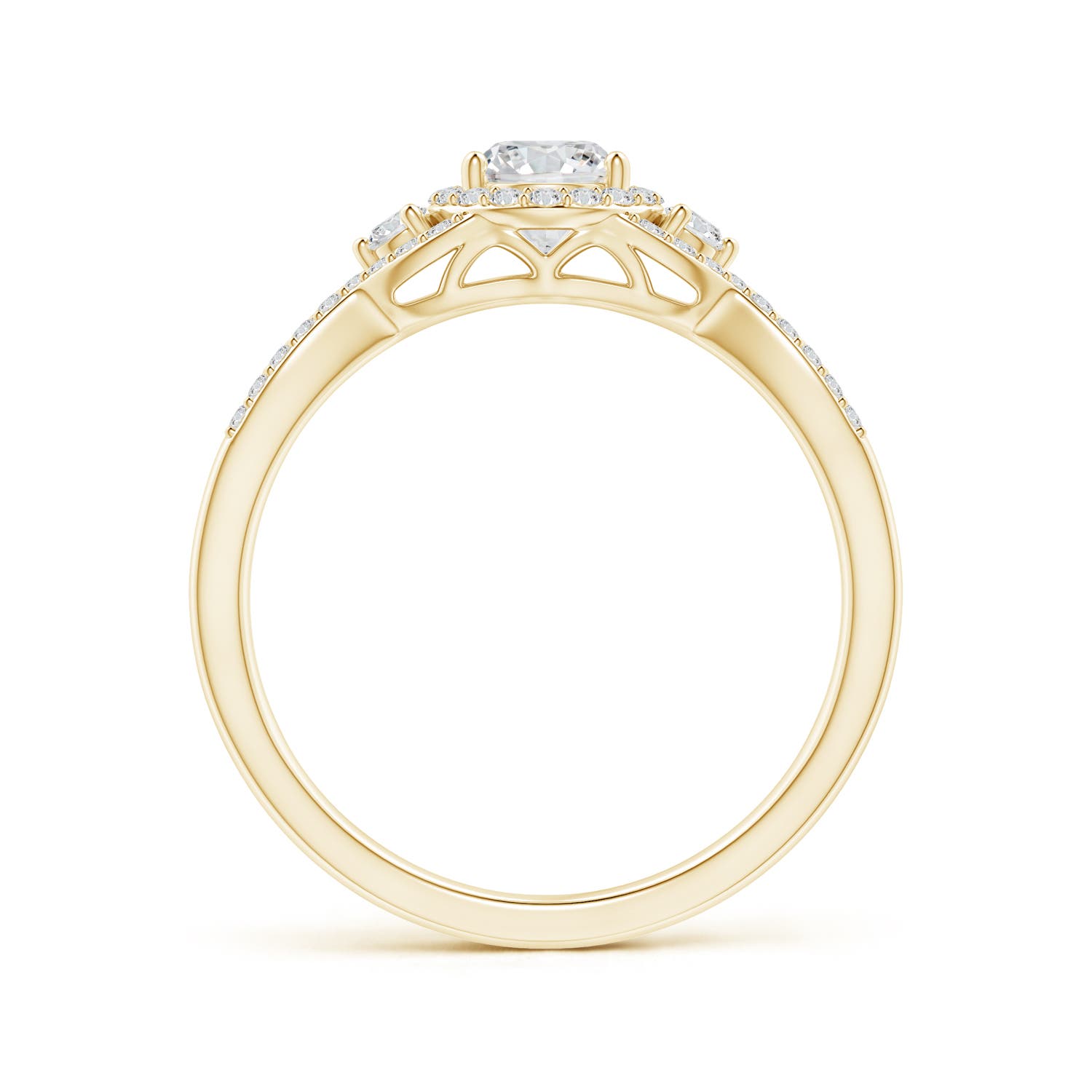 H, SI2 / 0.65 CT / 14 KT Yellow Gold