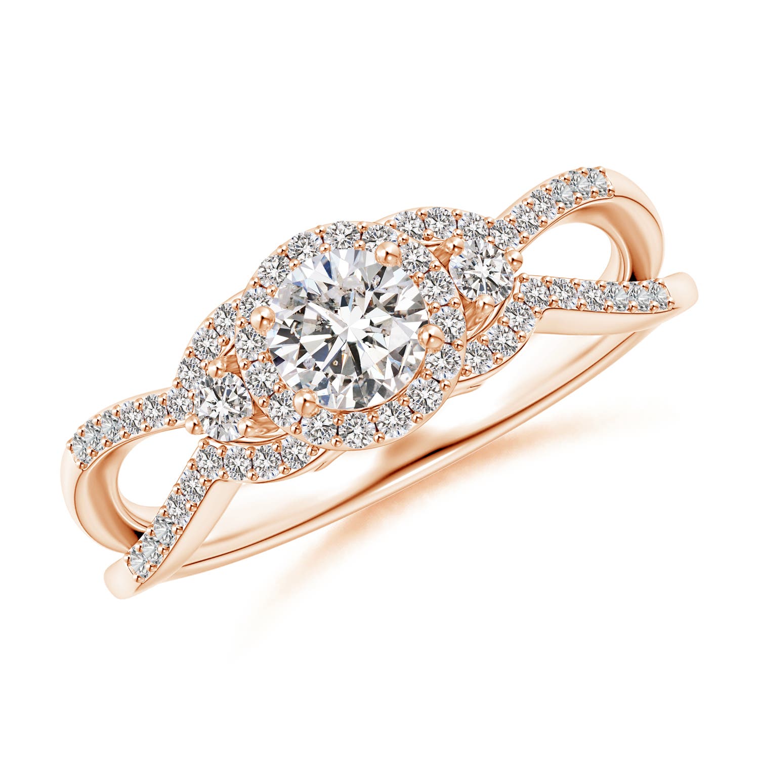 I-J, I1-I2 / 0.65 CT / 14 KT Rose Gold