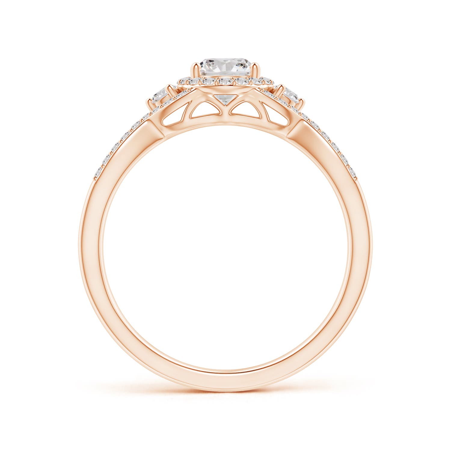 I-J, I1-I2 / 0.65 CT / 14 KT Rose Gold