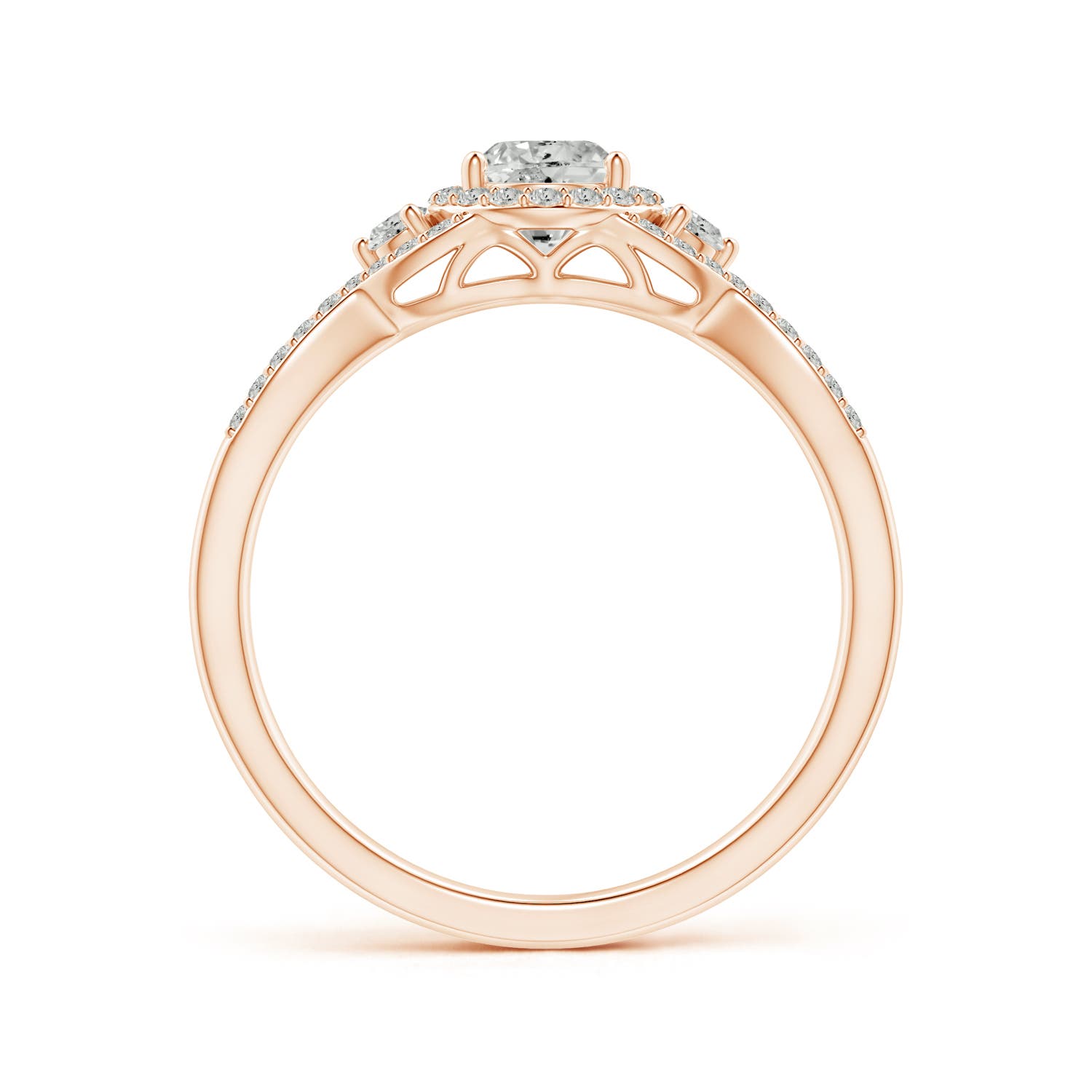 K, I3 / 0.65 CT / 14 KT Rose Gold